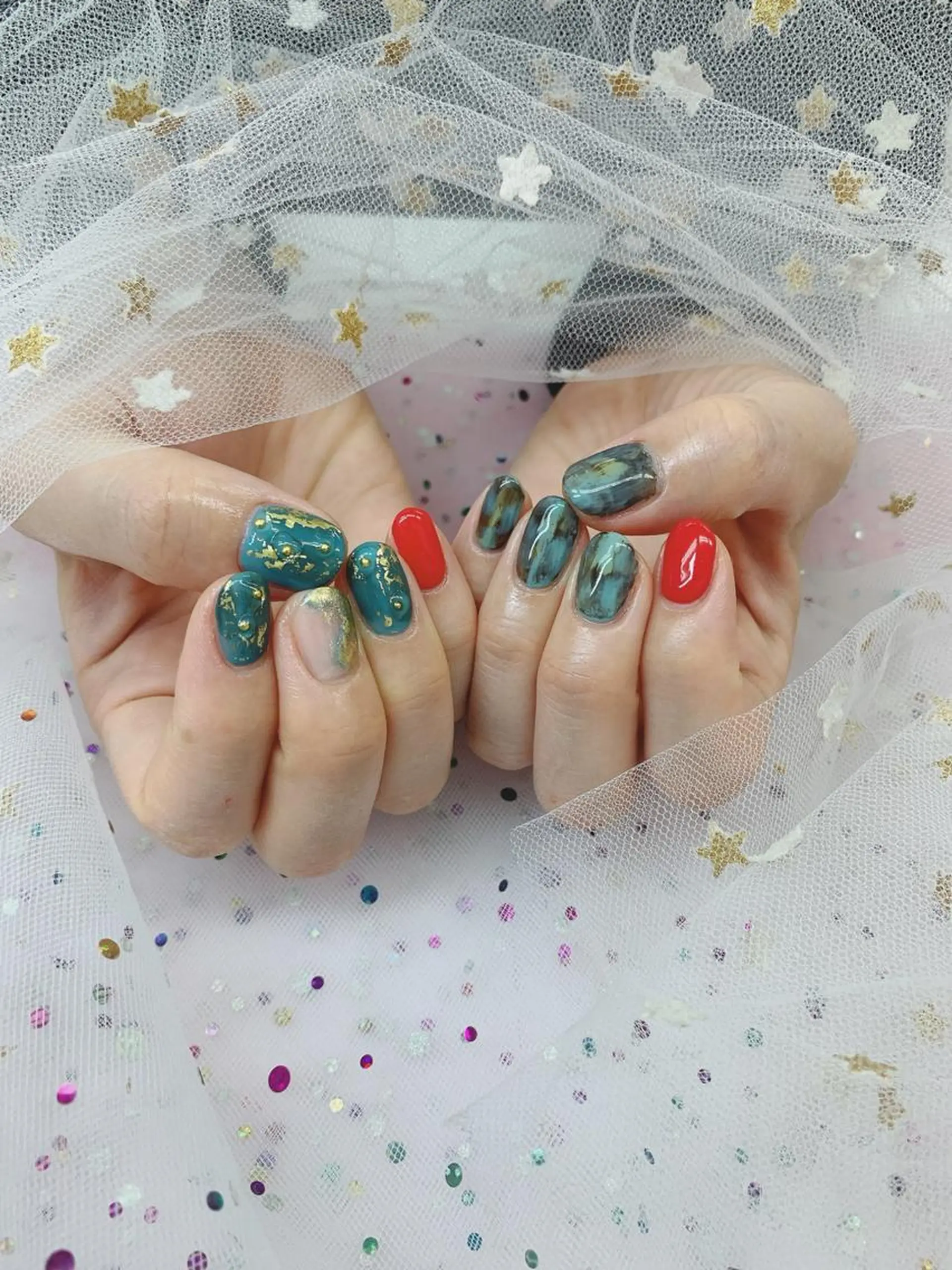 ネイル 🦋ネイルサロン ブラン🌈ゆりのネイルデザイン