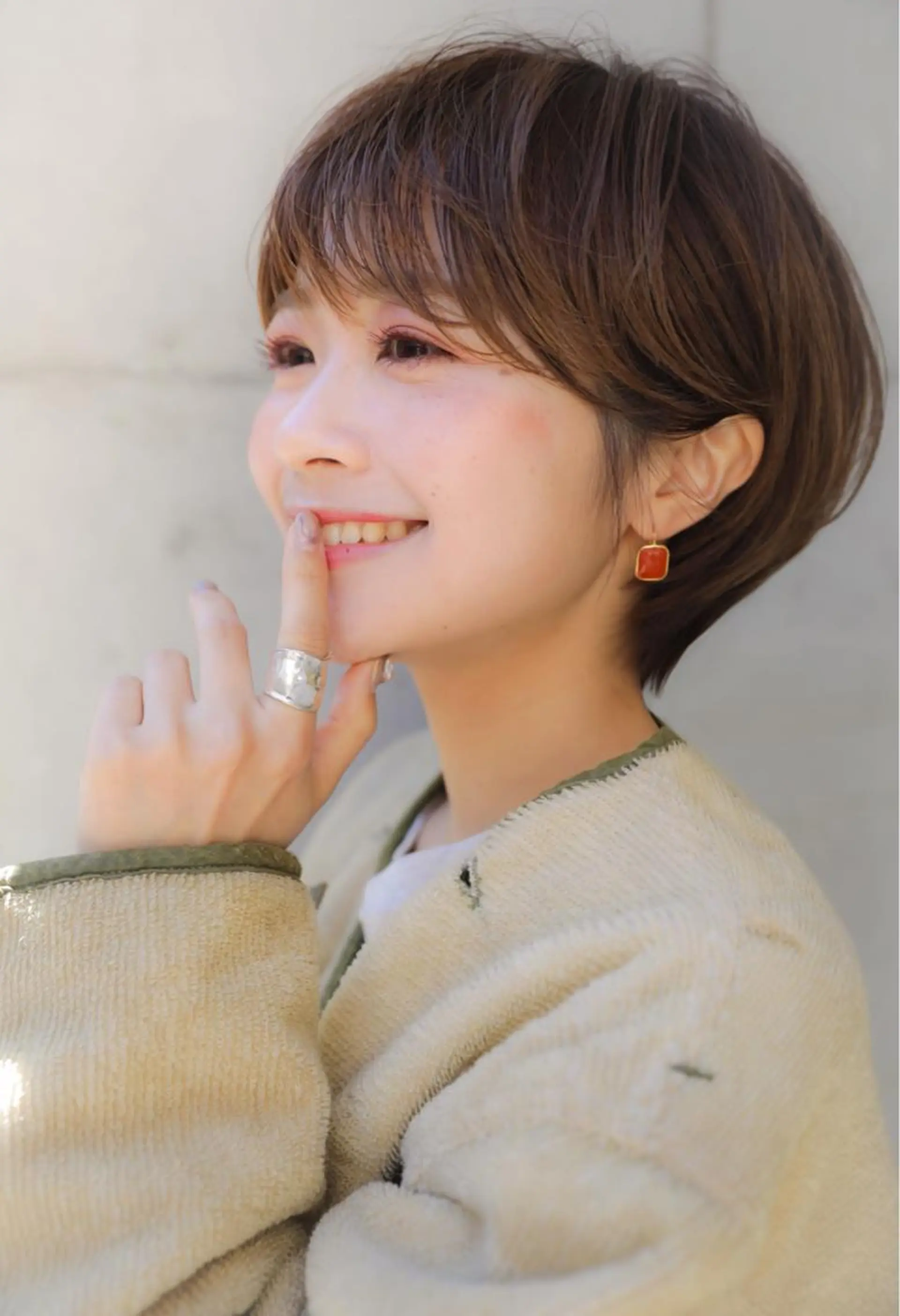 ショート カラー ショートヘア ショートヘア特化 岡安優太のヘアスタイル