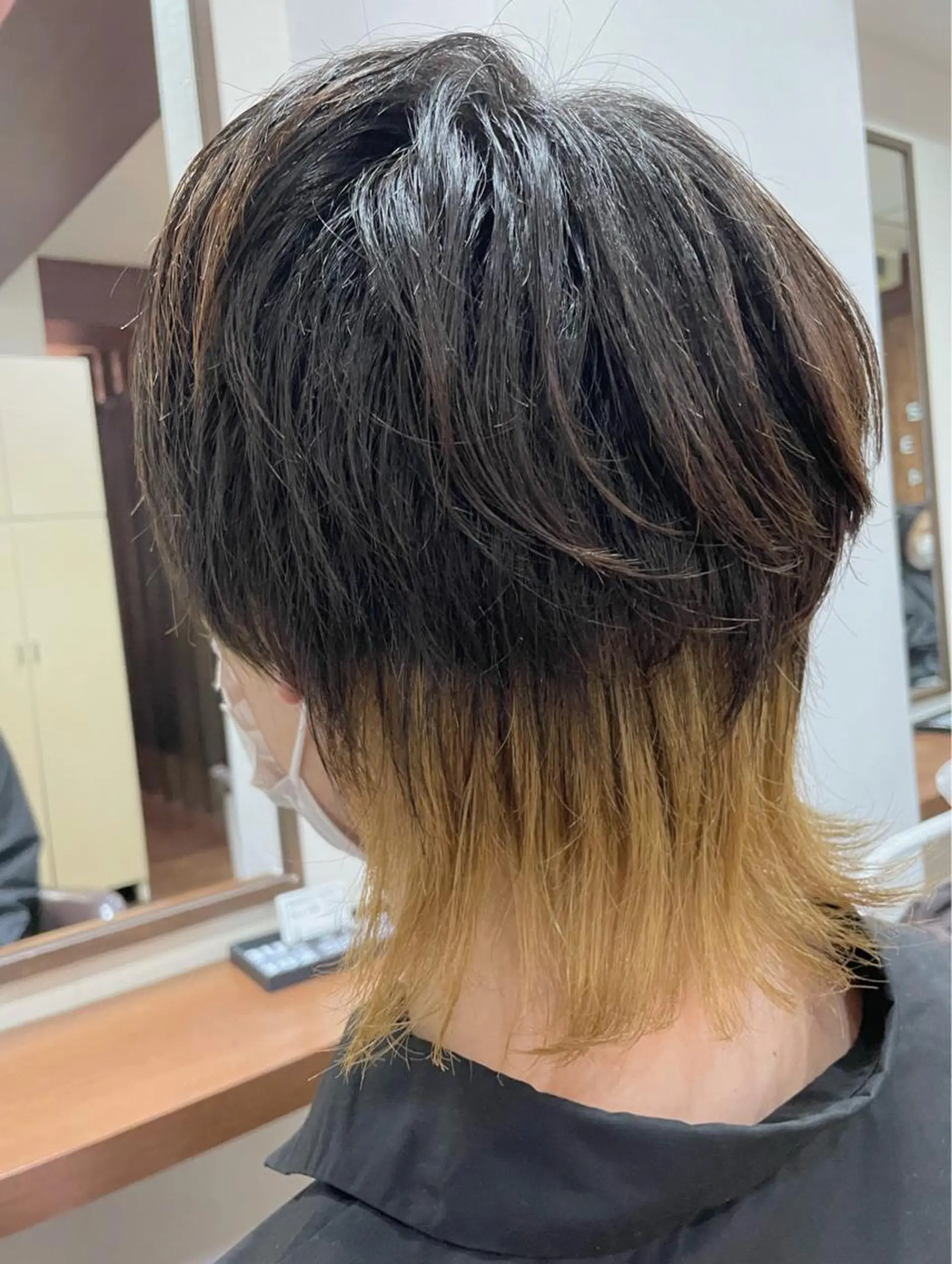 メンズ マッシュウルフ マッシュ メンズウルフカット ウルフカット 中村 海波のヘアスタイル
