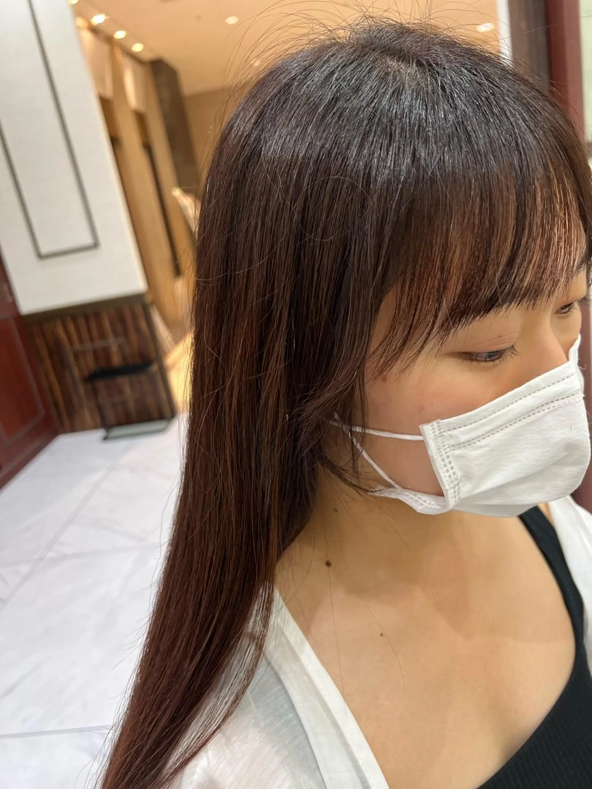 ロング あんどう ゆうかのヘアスタイル