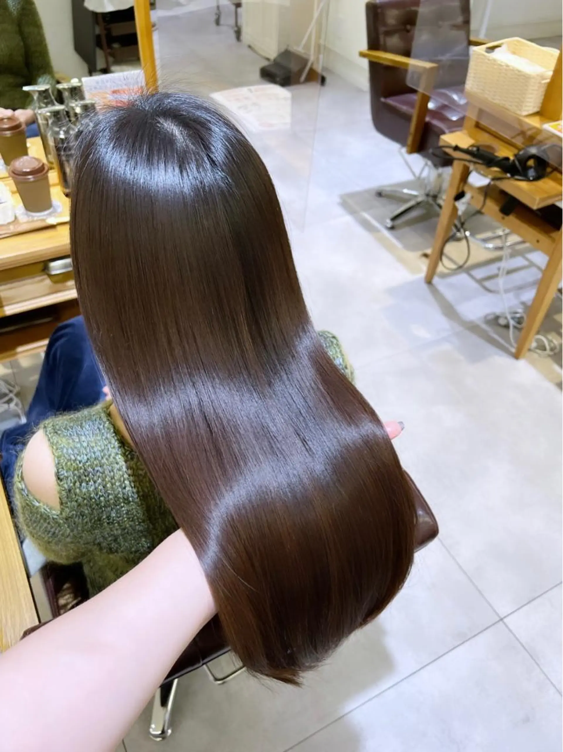 ロング カラー カット トリートメント 韓国ヘア×髪質改善 /yoshikaのヘアスタイル