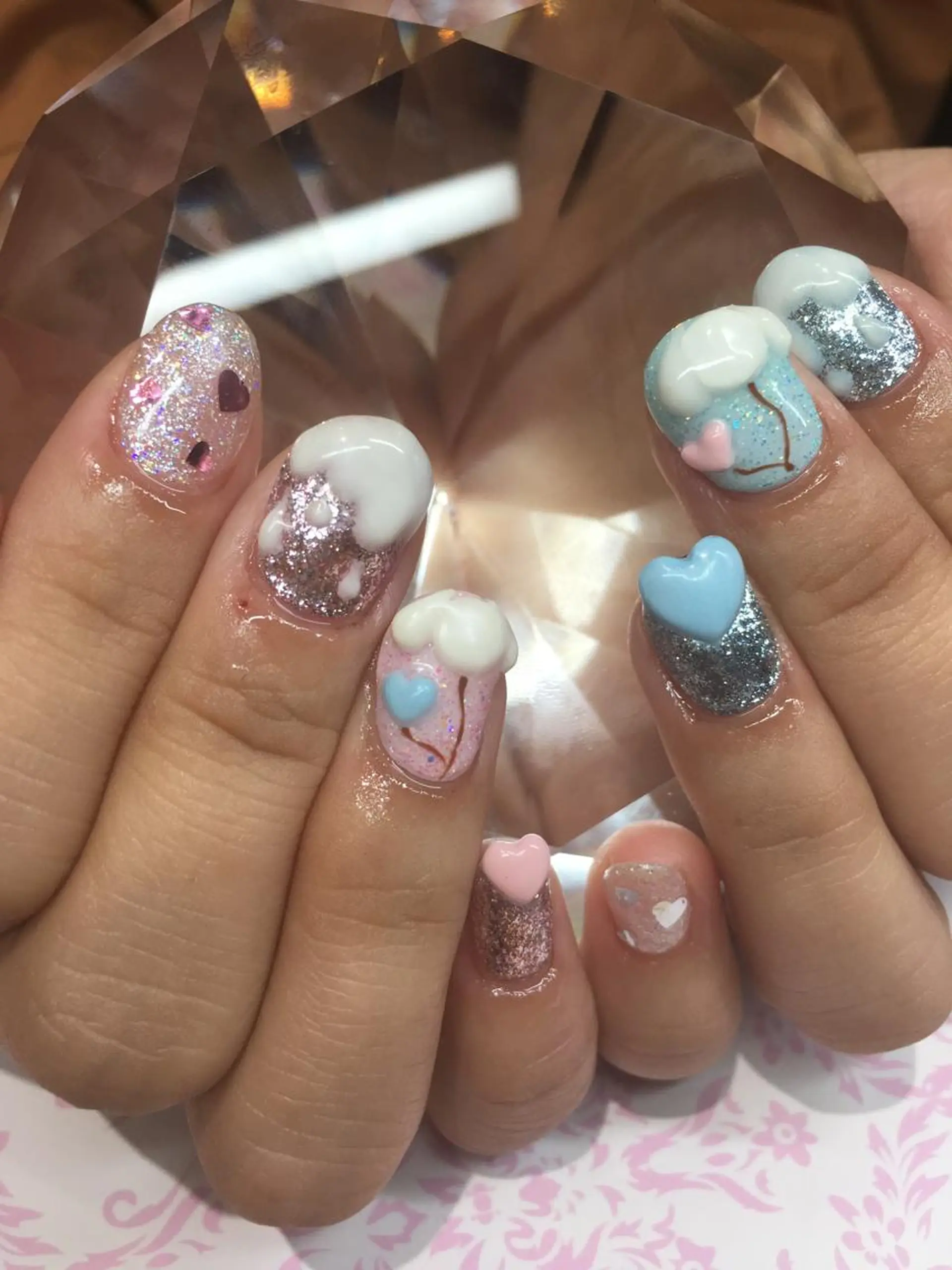 ネイル 持ち込み ハンドネイル glow_ nailのネイルデザイン