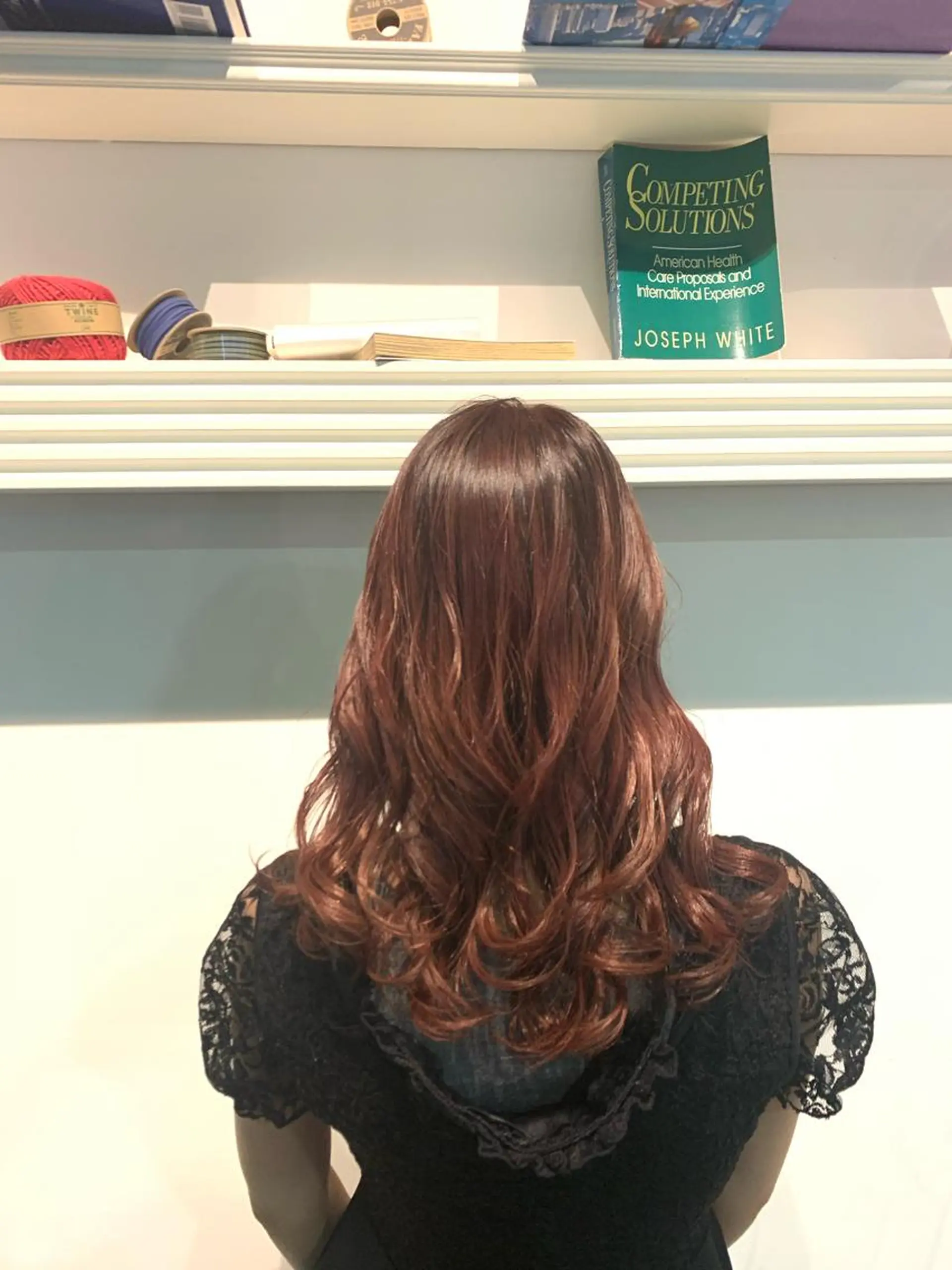 セミロング カット ヘアカラー トリートメント ヘッドスパ ヘアセット 山口 竣也のヘアスタイル