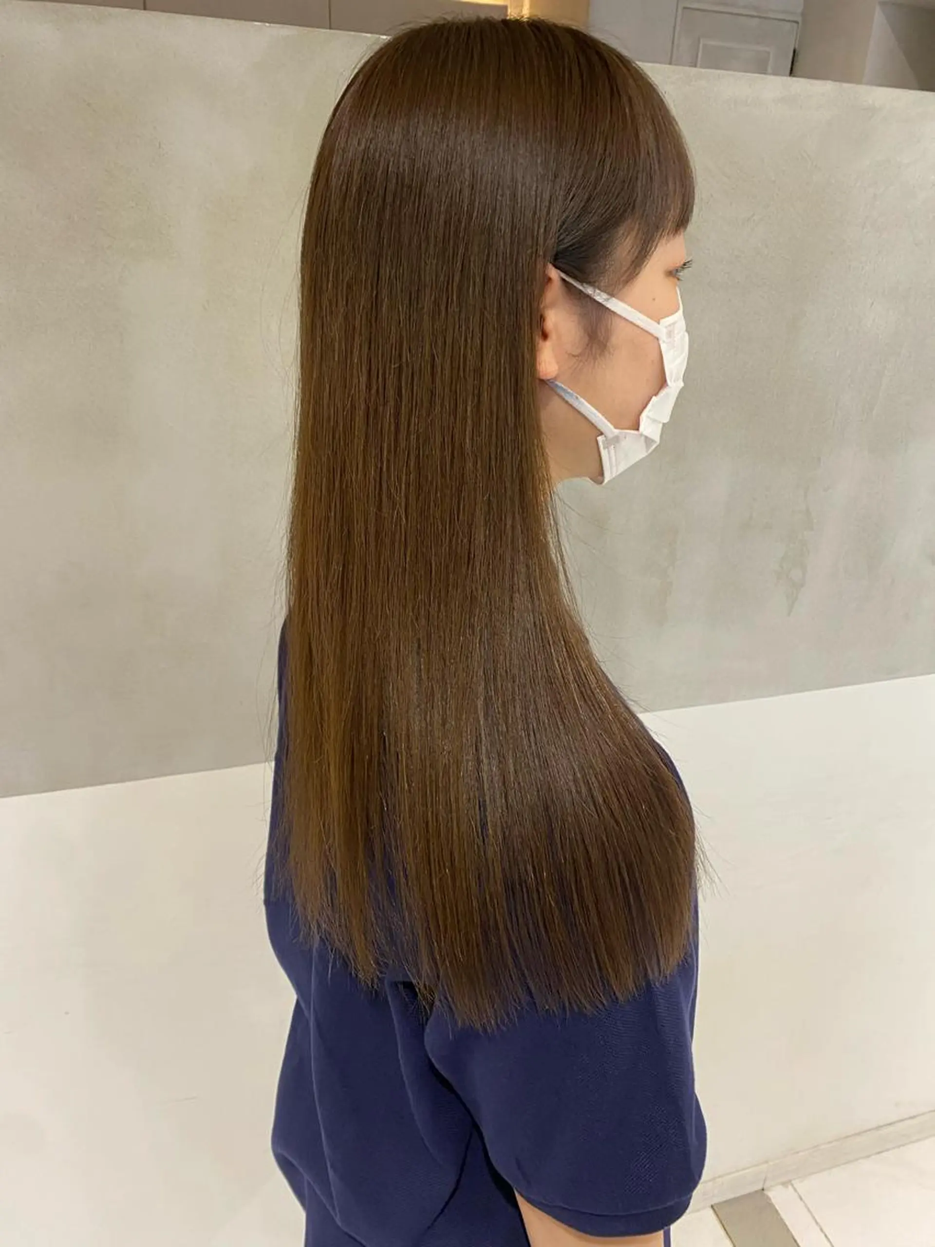 ロング カット トリートメント ヘアセット 韓国レイヤーカット 🇰🇷mireiのヘアスタイル