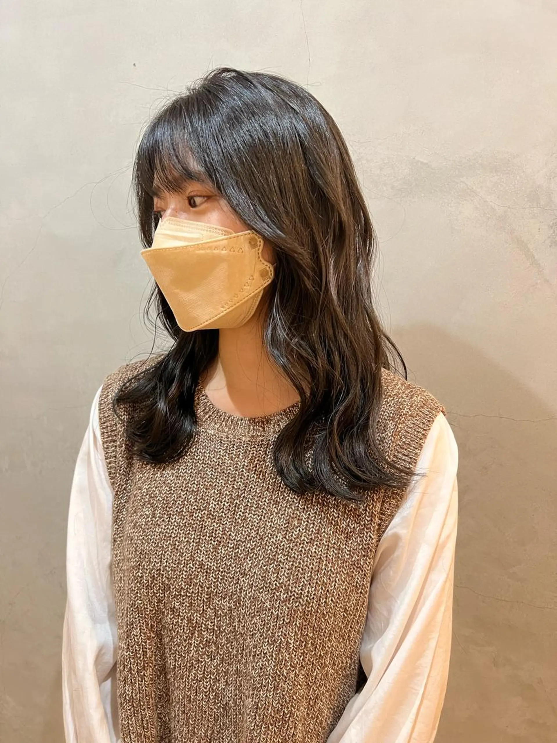 ロング カラー パーマ ヘアアレンジ メンズ キッズ ネイル マツエク・マツパ アイブロウ m sakiのヘアスタイル