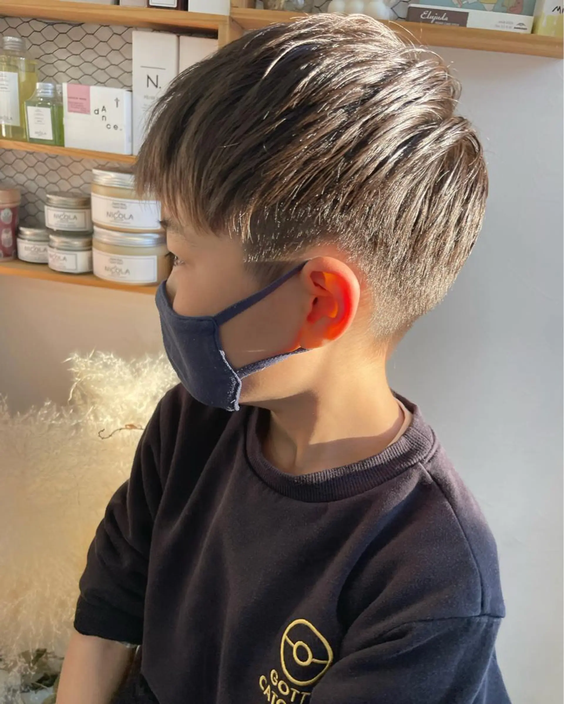 メンズ キッズ 学生（メンズ向け） カット milk所属・キノシタ マユのヘアスタイル