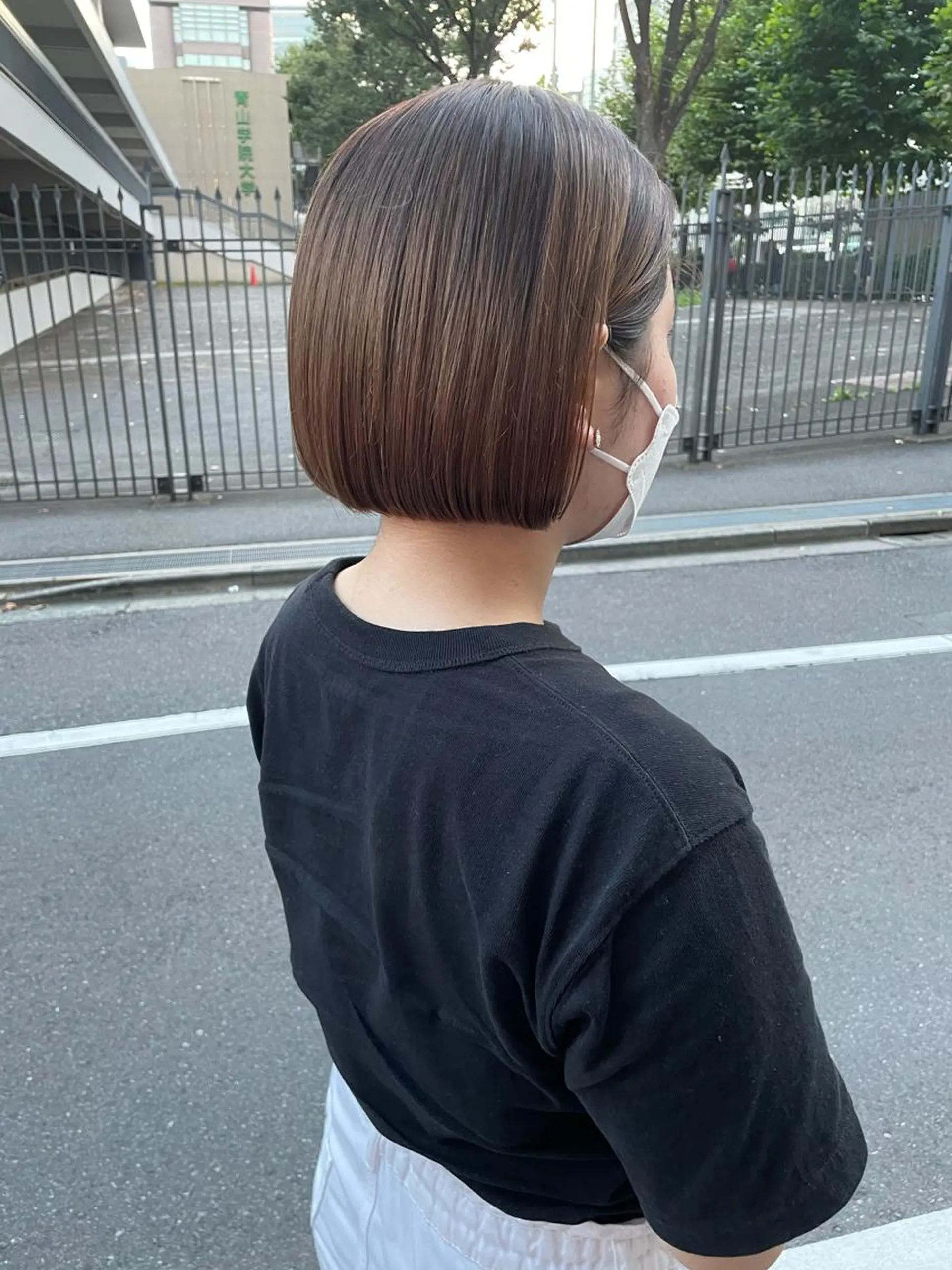 ミディアム カラー キッズ カット トリートメント オトナヘア🌿 harukaのヘアスタイル