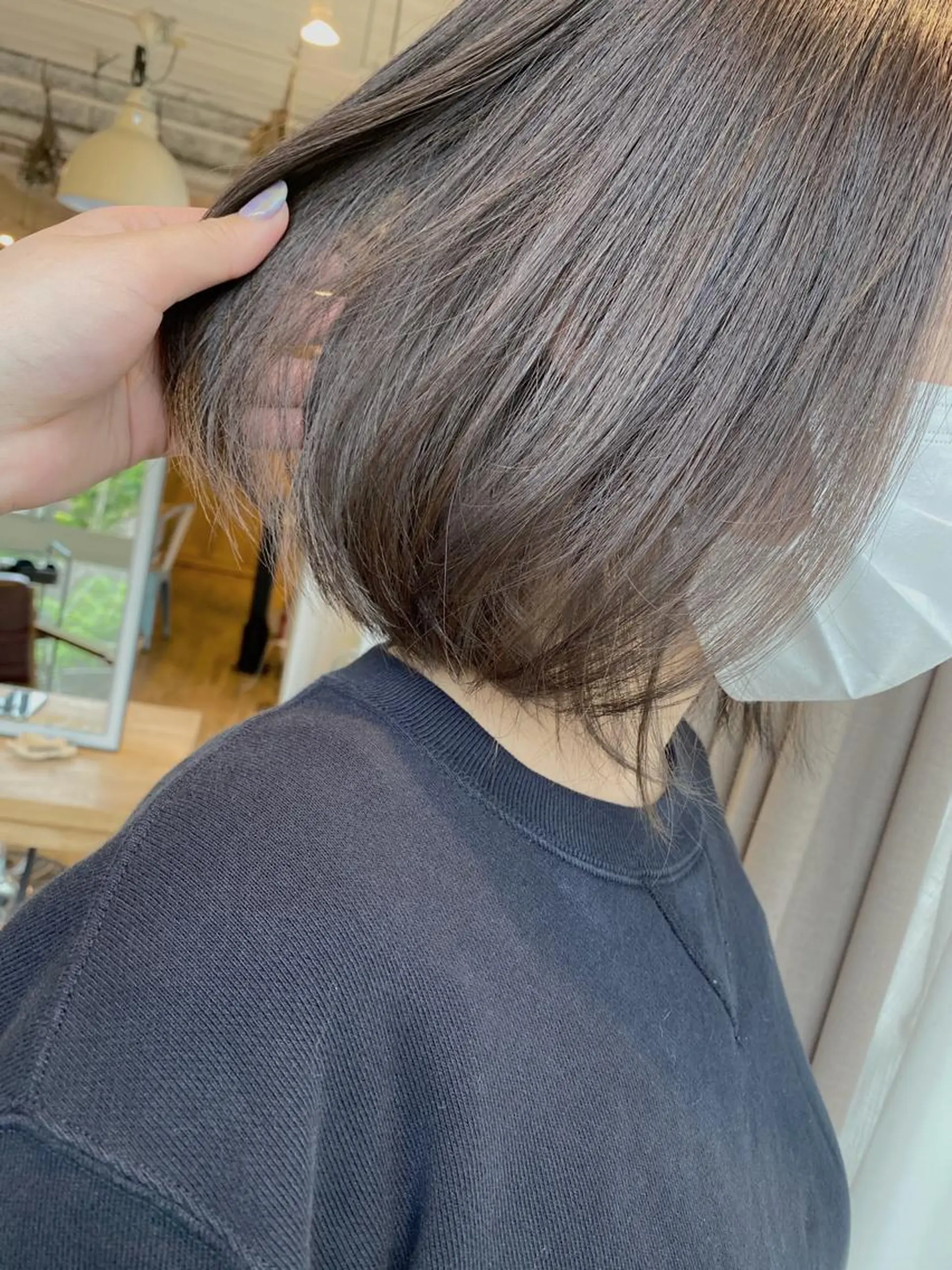 ショート カラー sio.nail&eyebrow salon shimokitazawa2号店所属・nailist mana𖤐´-のネイルデザイン