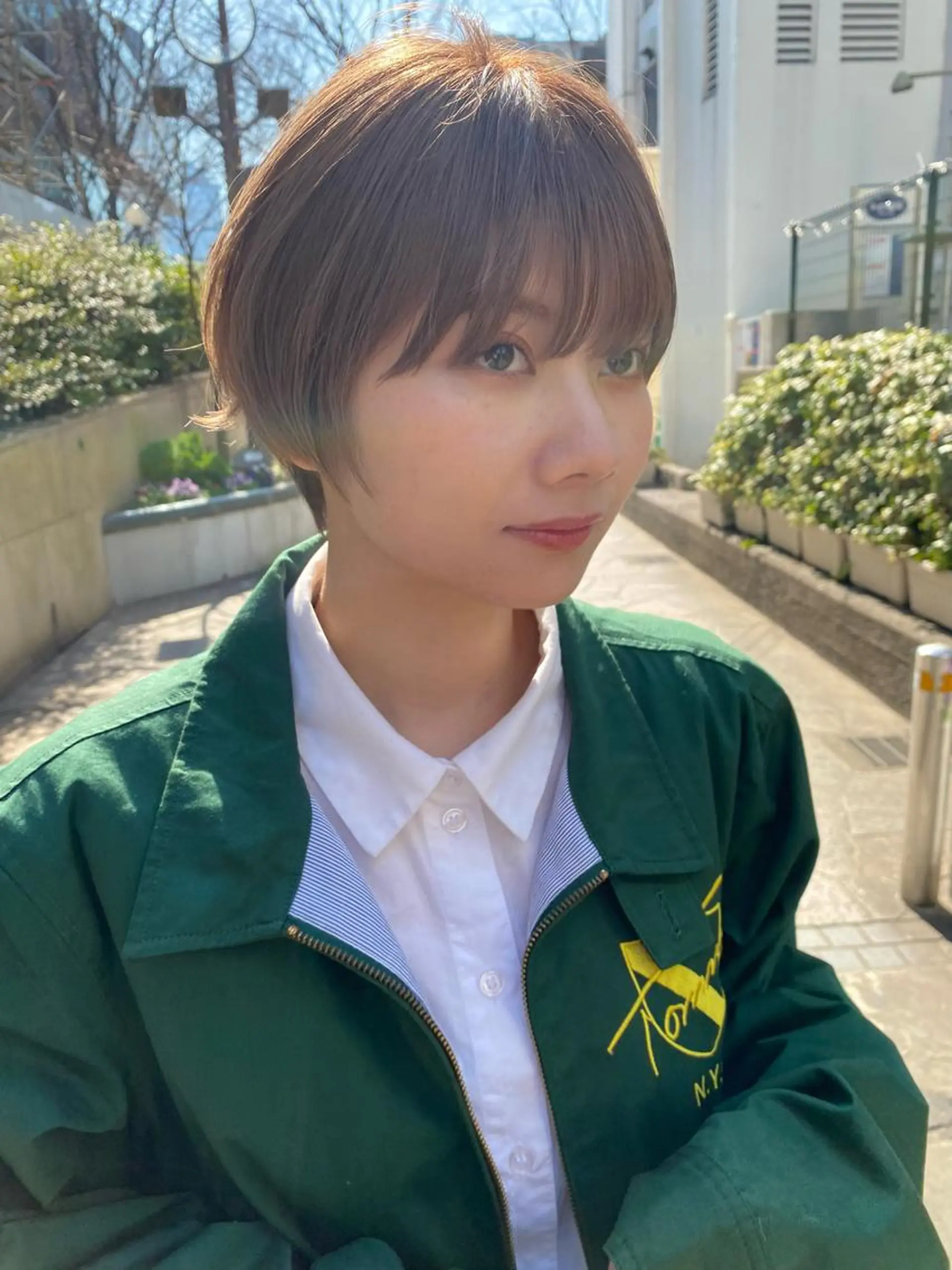 ショート カラー ショートヘア 新代田美容室×透明感 ☘️【佐野吉聖】🍀のヘアスタイル