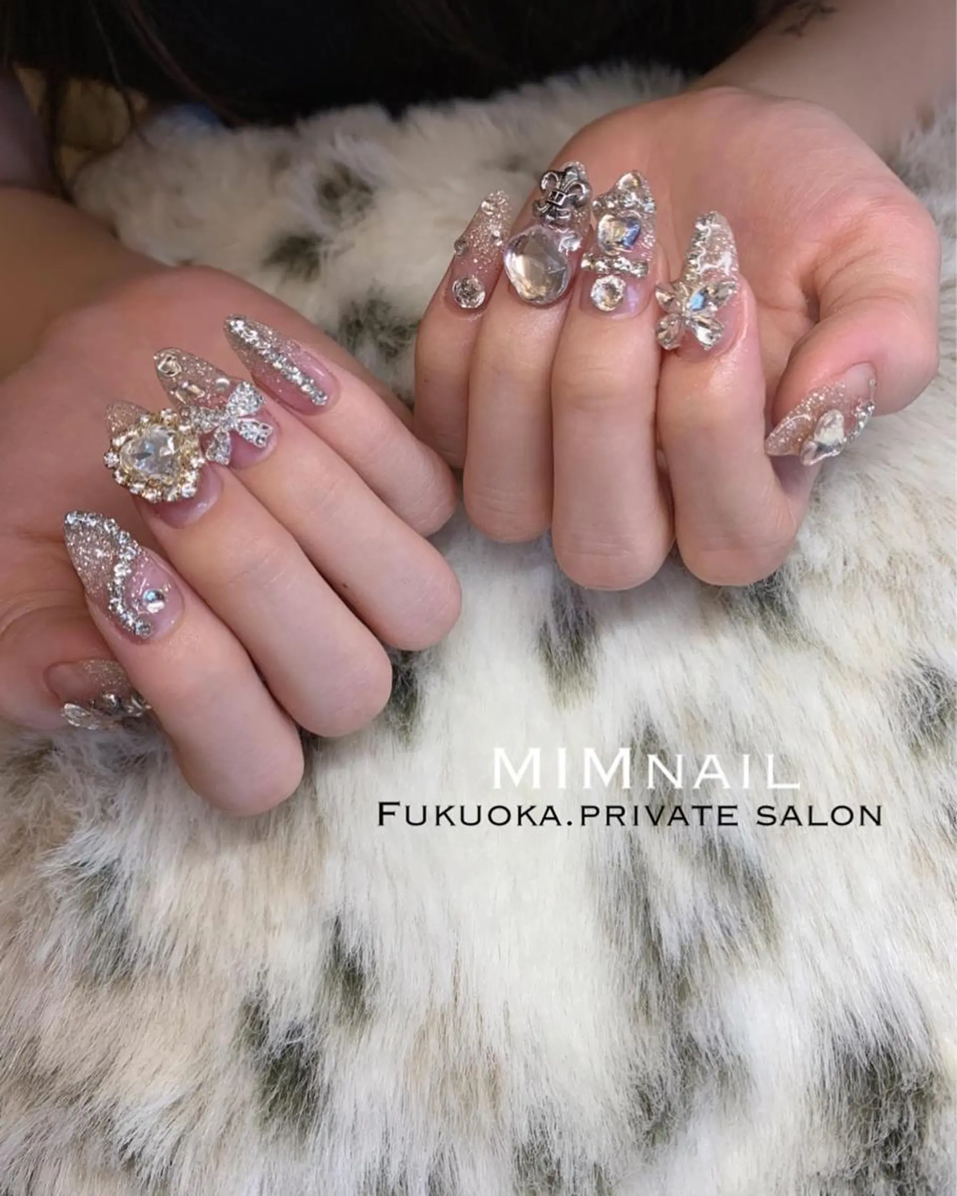 ネイル アートネイル フレンチネイル 韓国ネイル マグネットネイル ミラーネイル *･*MIMnail *･゜ﾟ･*:･*のネイルデザイン
