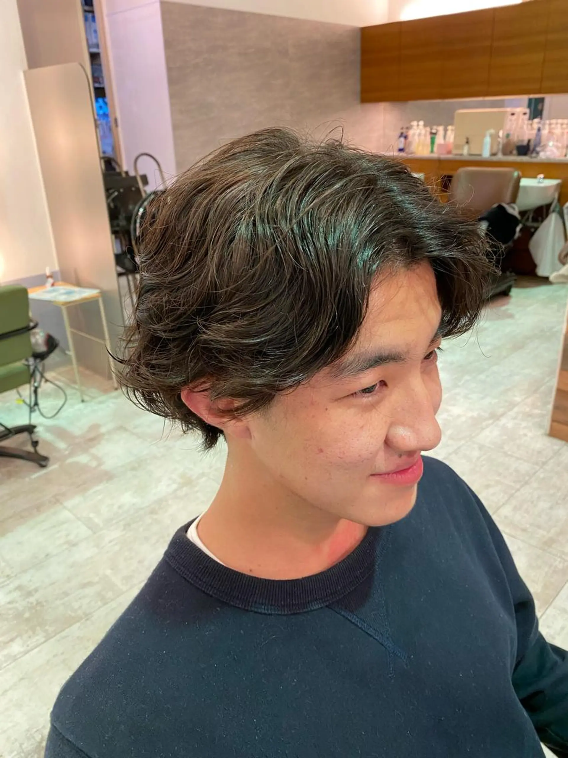 パーマ カット パーマ 佐々木 雪菜のヘアスタイル