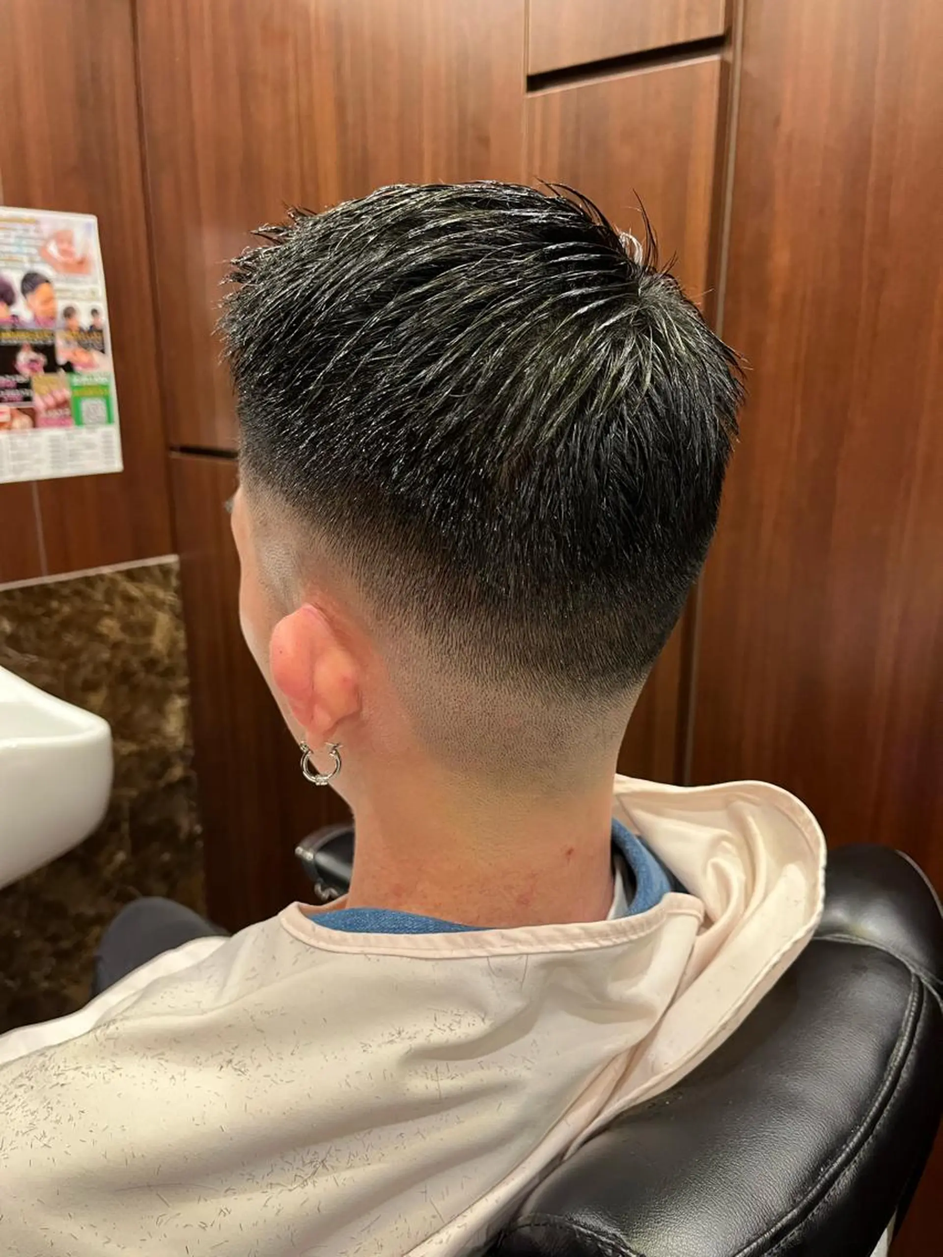 ミディアム メンズ CuMARi所属・予約の95%パーマ 🌈men's専門店のヘアスタイル