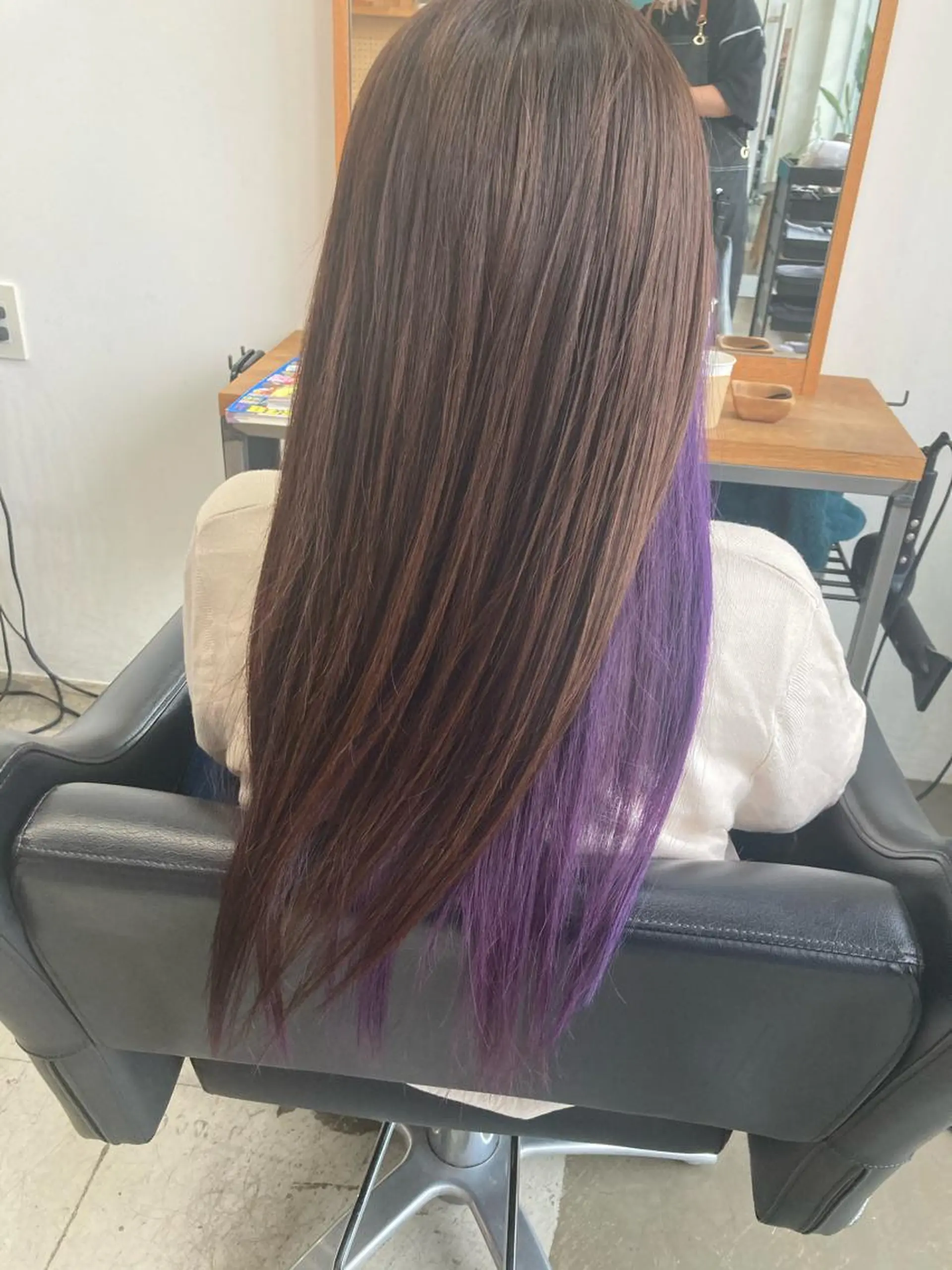 セミロング ヘアカラー 平野 朋未のヘアスタイル