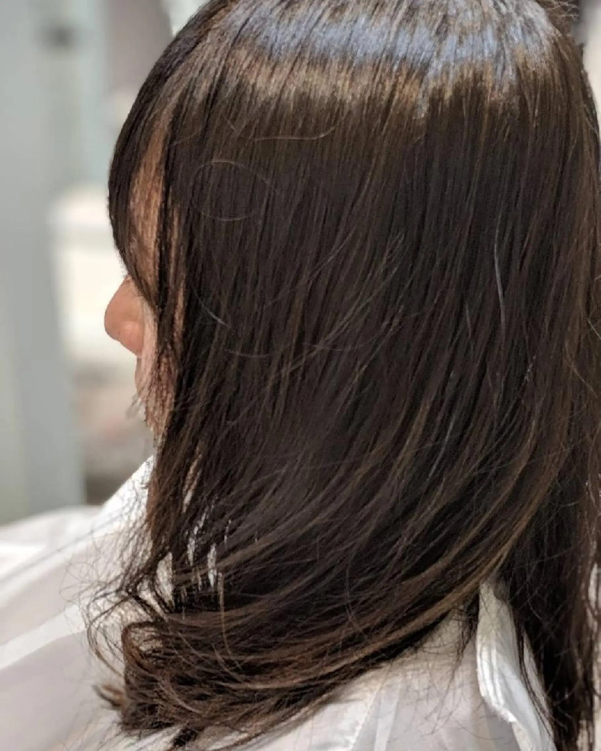 セミロング セミロングパーマ アグヘアーヴィズ 永山店所属・菅原 涼のヘアスタイル