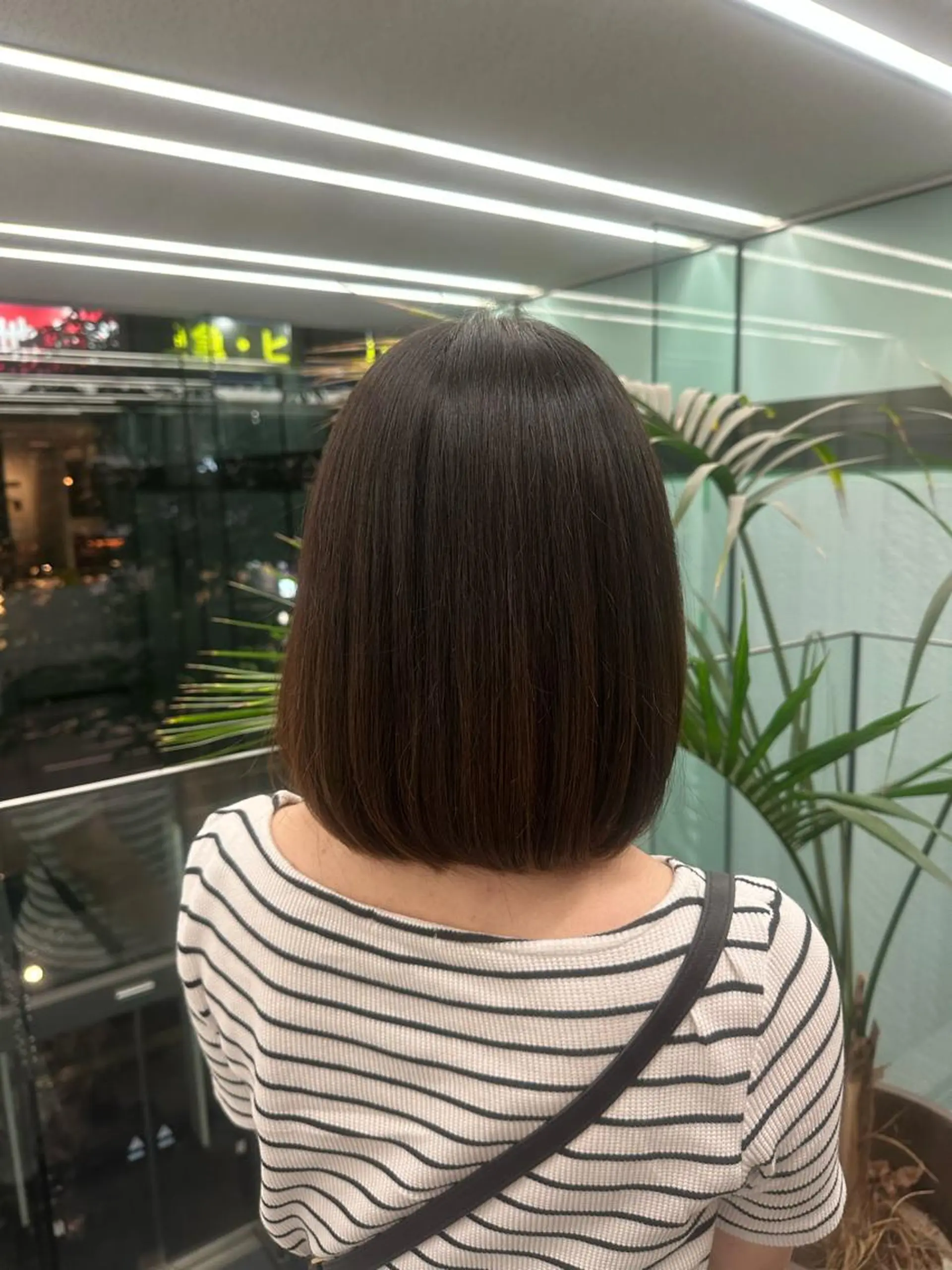 ミディアム ボブ カット ごとう さなのヘアスタイル