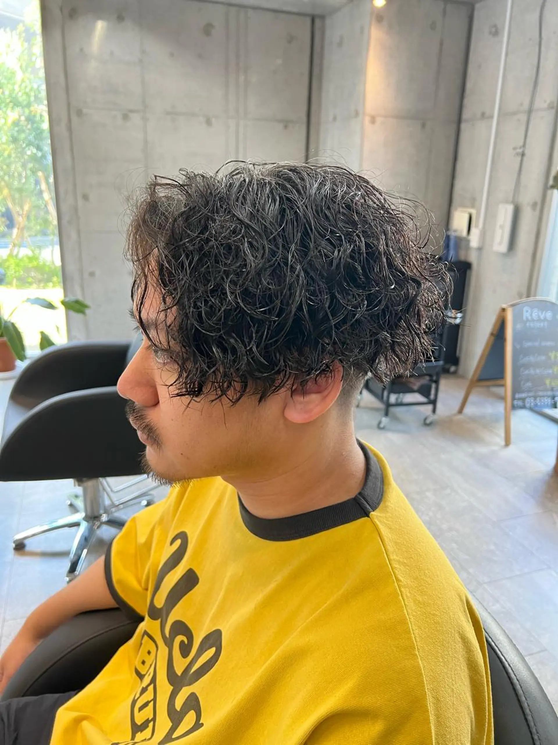 パーマ メンズ カット パーマ ⭕️メンズパーマ⭕️ 山口 裕太郎のヘアスタイル