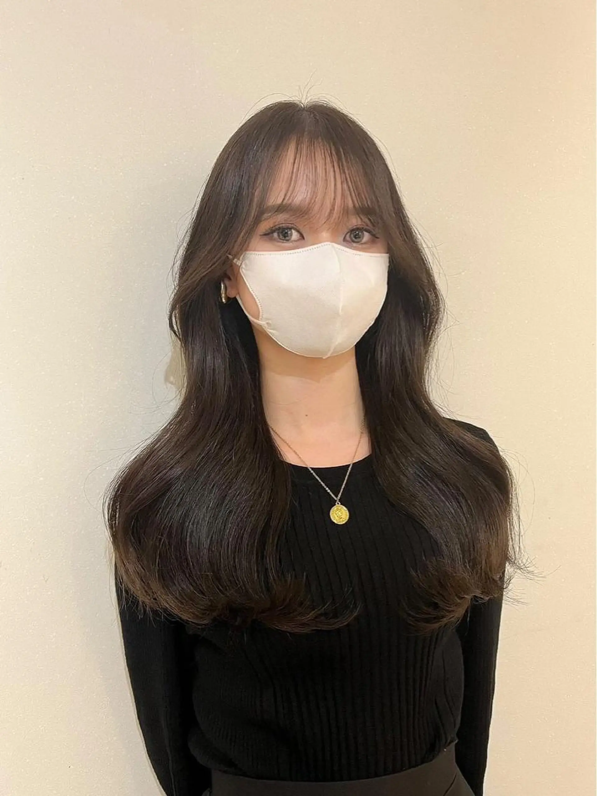 ロング くびれヘア uni原宿所属・韓国ヘア レイヤーカットのヘアスタイル