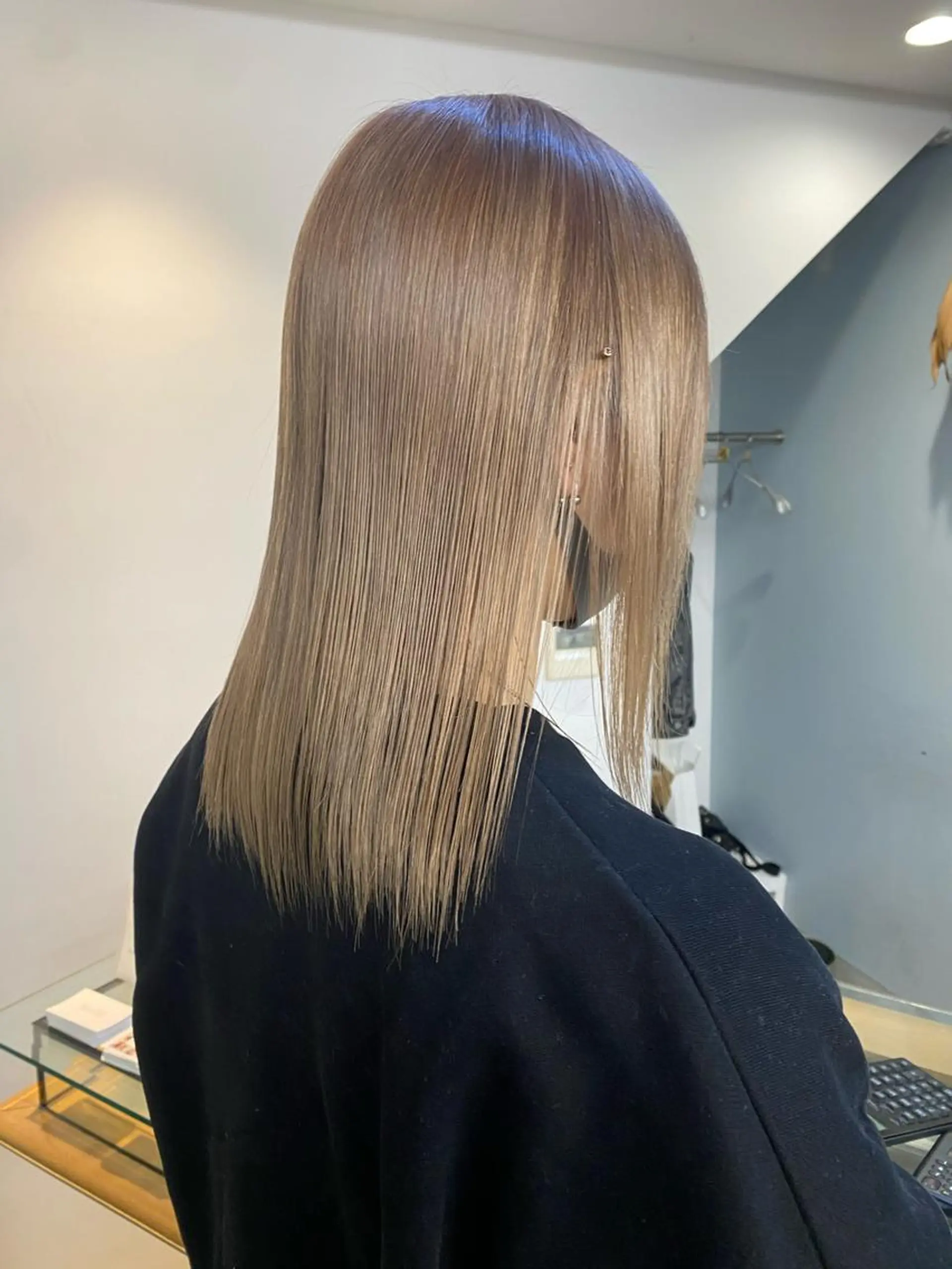 ミディアム tomoe 艶カラー💗🪽のヘアスタイル