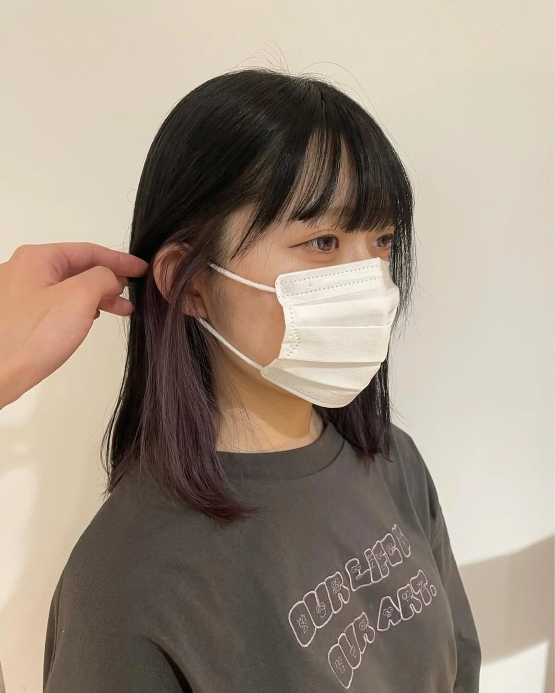 ミディアム 伊藤 愛里のヘアスタイル