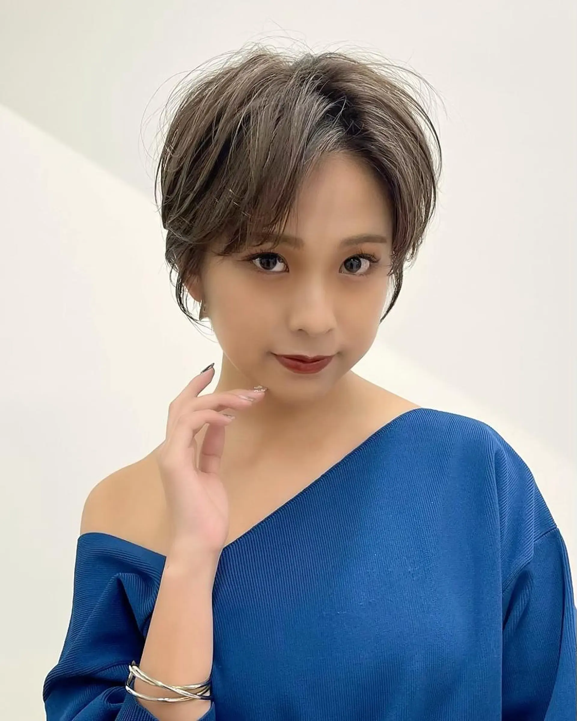 ショート 丸みショート イエローカラー 韓国風ヘア ショートヘア カット ヘアカラー ショート・ボブ特化 mahoのその他イメージ