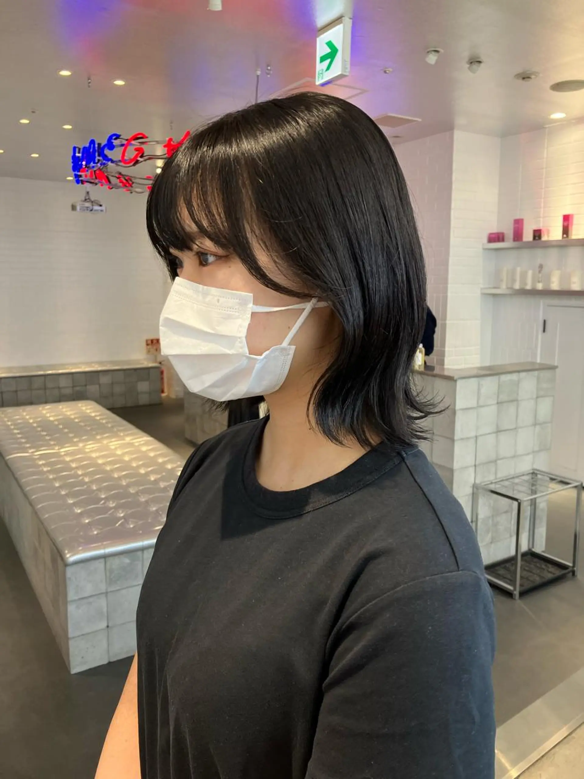 ミディアム カラー トリートメント エクステ 🥣ミコト/ウルフ ハイトーン特化🥣のヘアスタイル