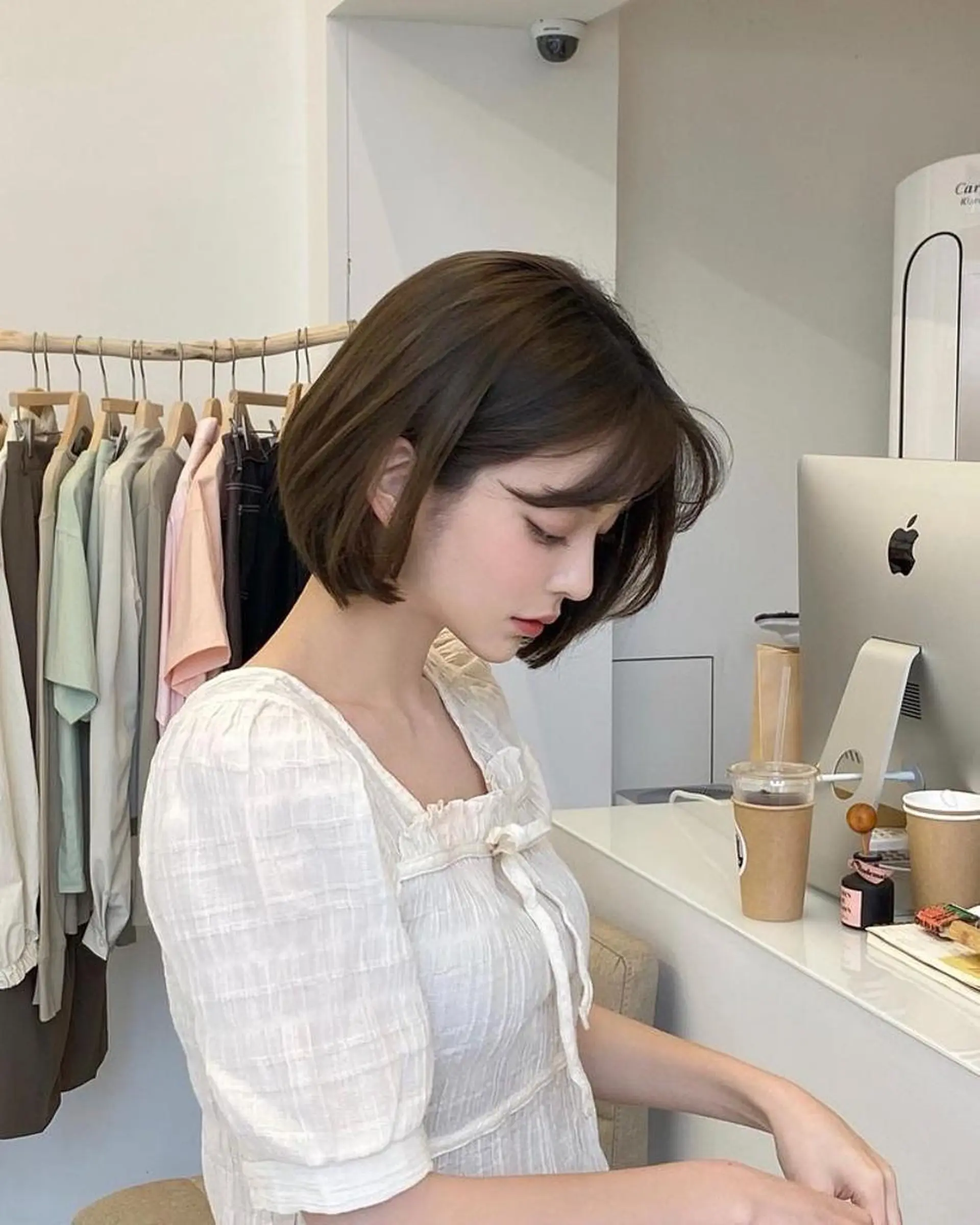 ショート ボブ 韓国風ヘア ♡レイヤーボブ/髪質 改善カラー/うらら♡のヘアスタイル