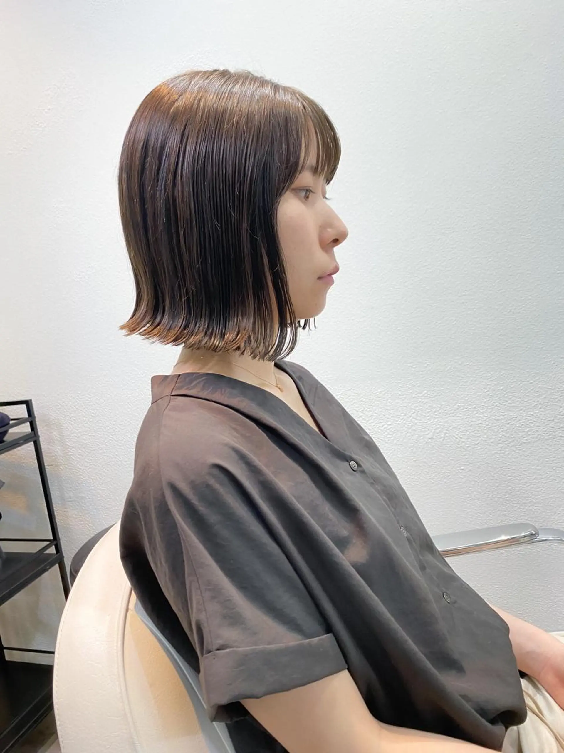 ミディアム カラー THE DAY所属・AKI HASHIMOTOのヘアスタイル