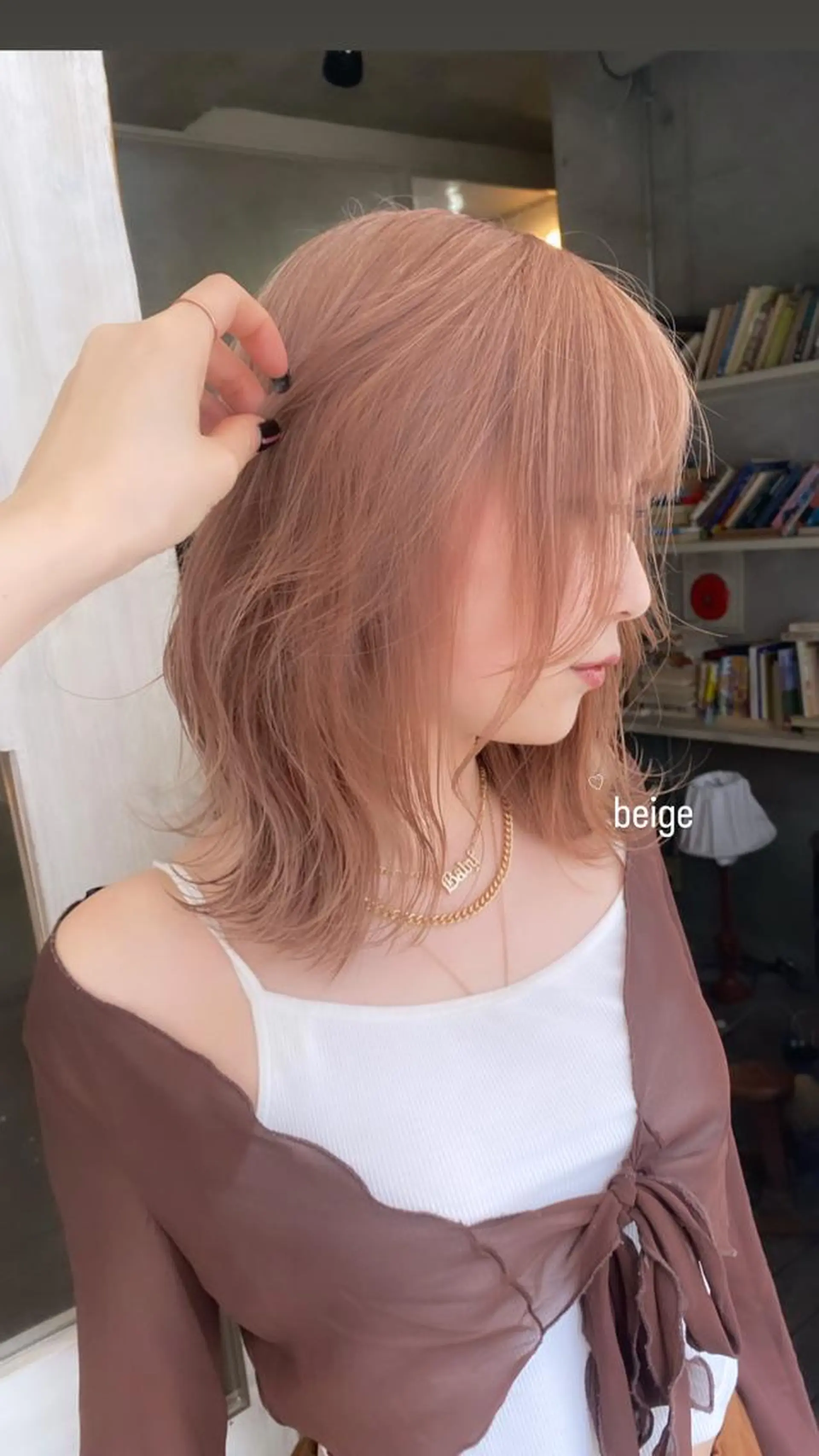セミロング カラー ヘアアレンジ メンズ 心斎橋美容室 Junのヘアスタイル