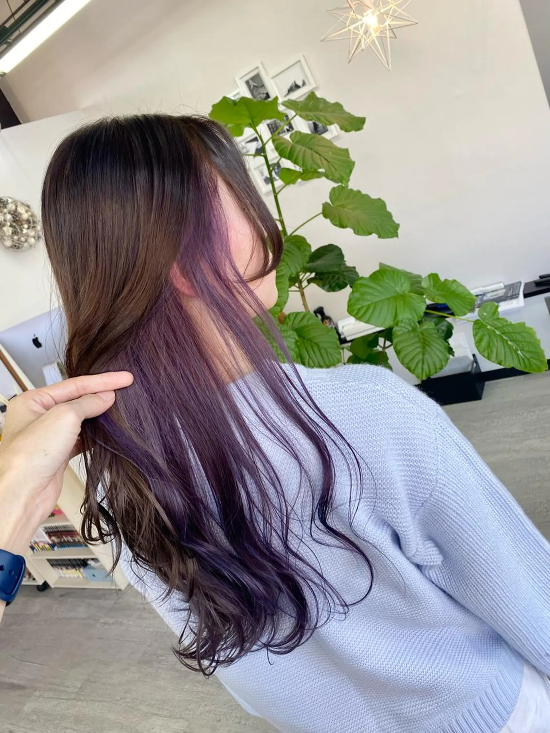 ロング カラー ヘアカラー トリートメント 名畑 裕貴のヘアスタイル