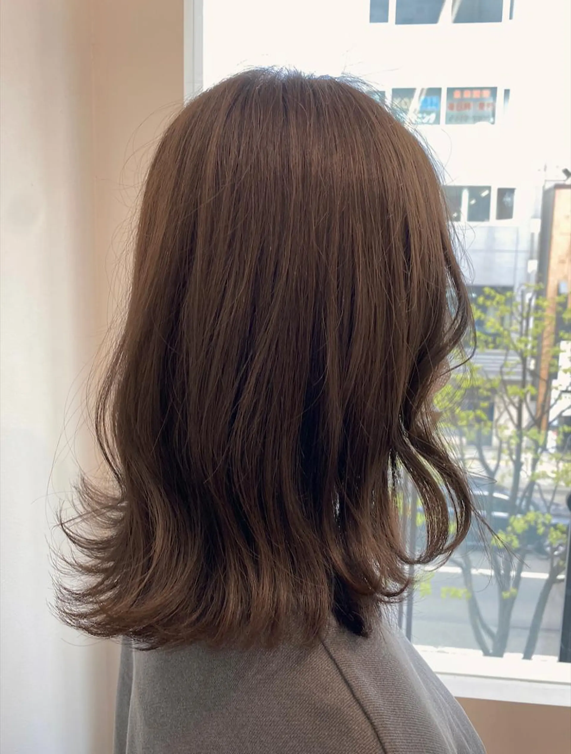カラー グレージュ 韓国ヘア/艶髪🎀 宮川みほのヘアスタイル