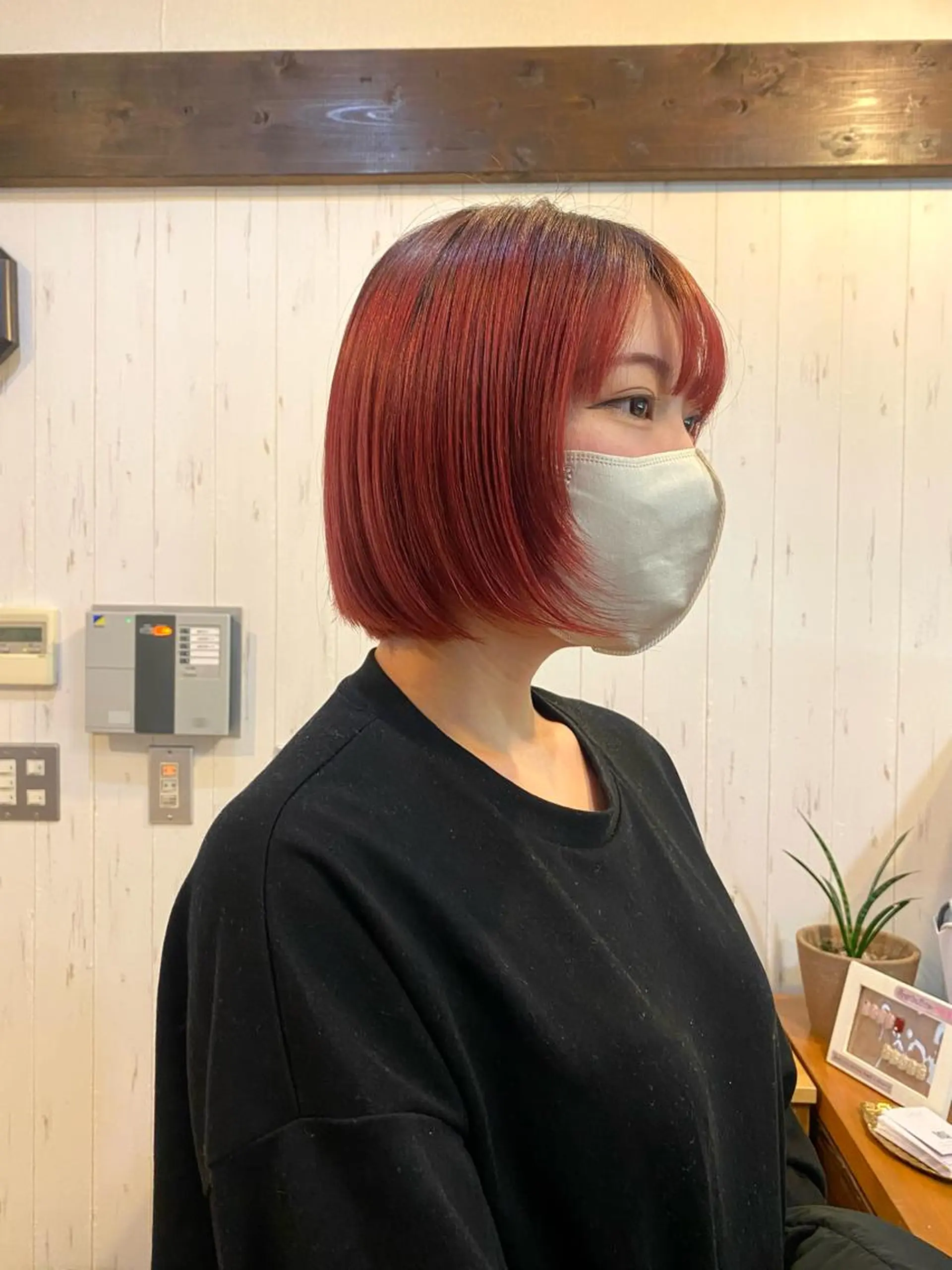 ショート カラー ブリーチ inq sakae所属・りん🌷︎名古屋 透明感カラー/カットのヘアスタイル