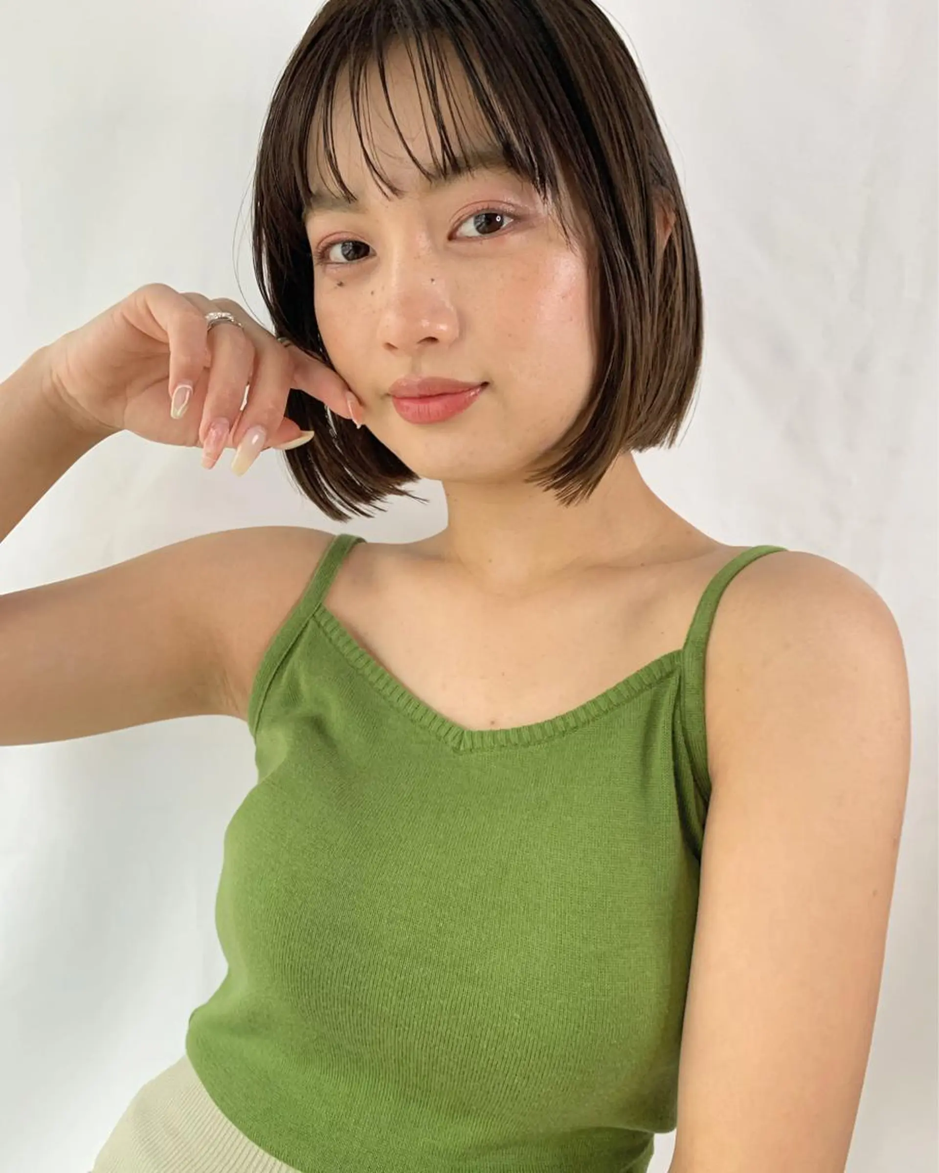 ショート カラー ボブ route南堀江所属・✂️ボブの神様 北村涼✂️のヘアスタイル