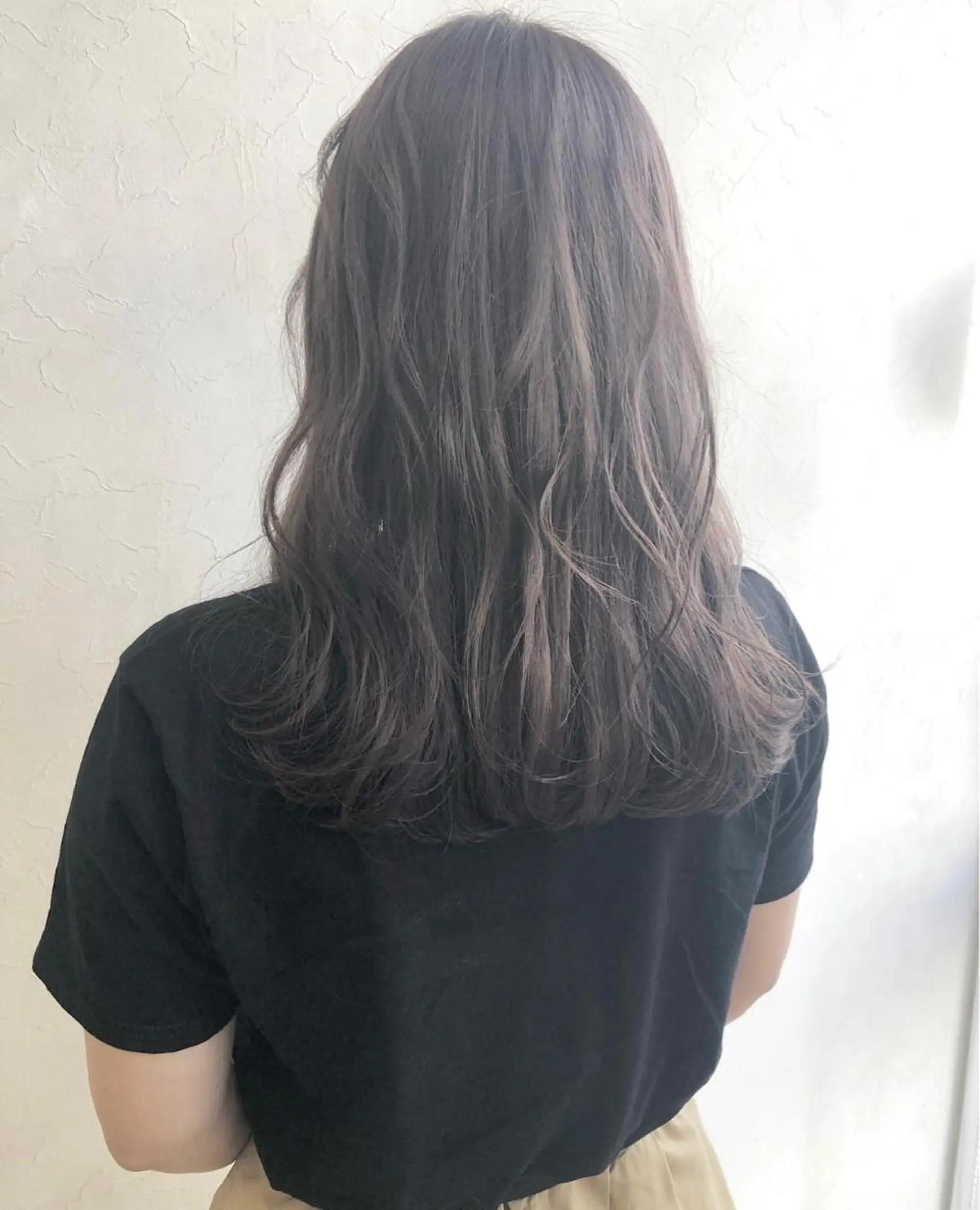 セミロング カラー nakahara madokaのヘアスタイル