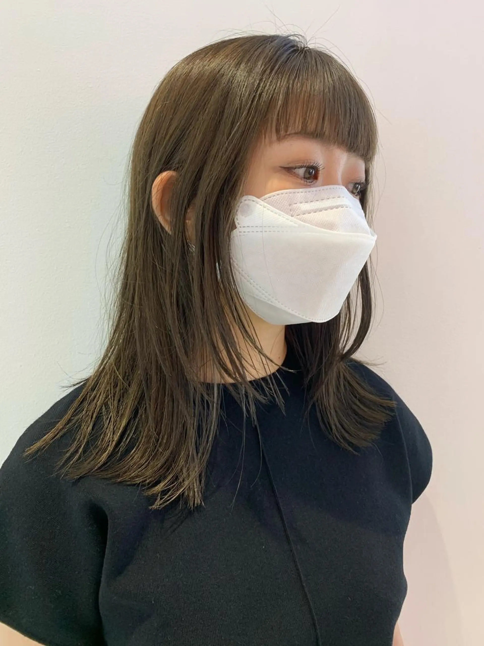 ミディアム カラー 顔周りカット レイヤーカット カット ヘアカラー sakoda shunkiのヘアスタイル