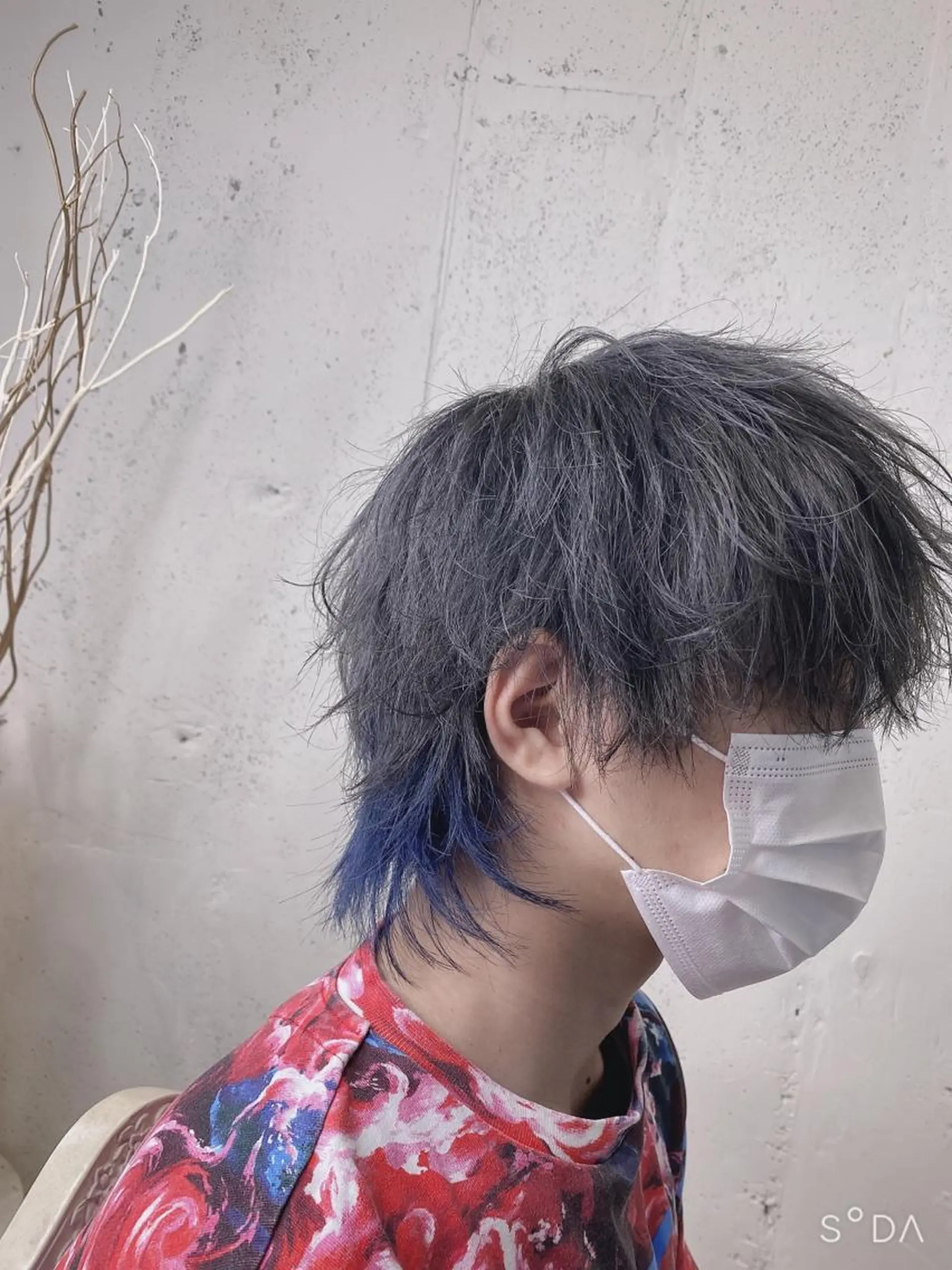 カラー メンズ ツートーンカラー メンズパーマの達人 井上裕太のヘアスタイル