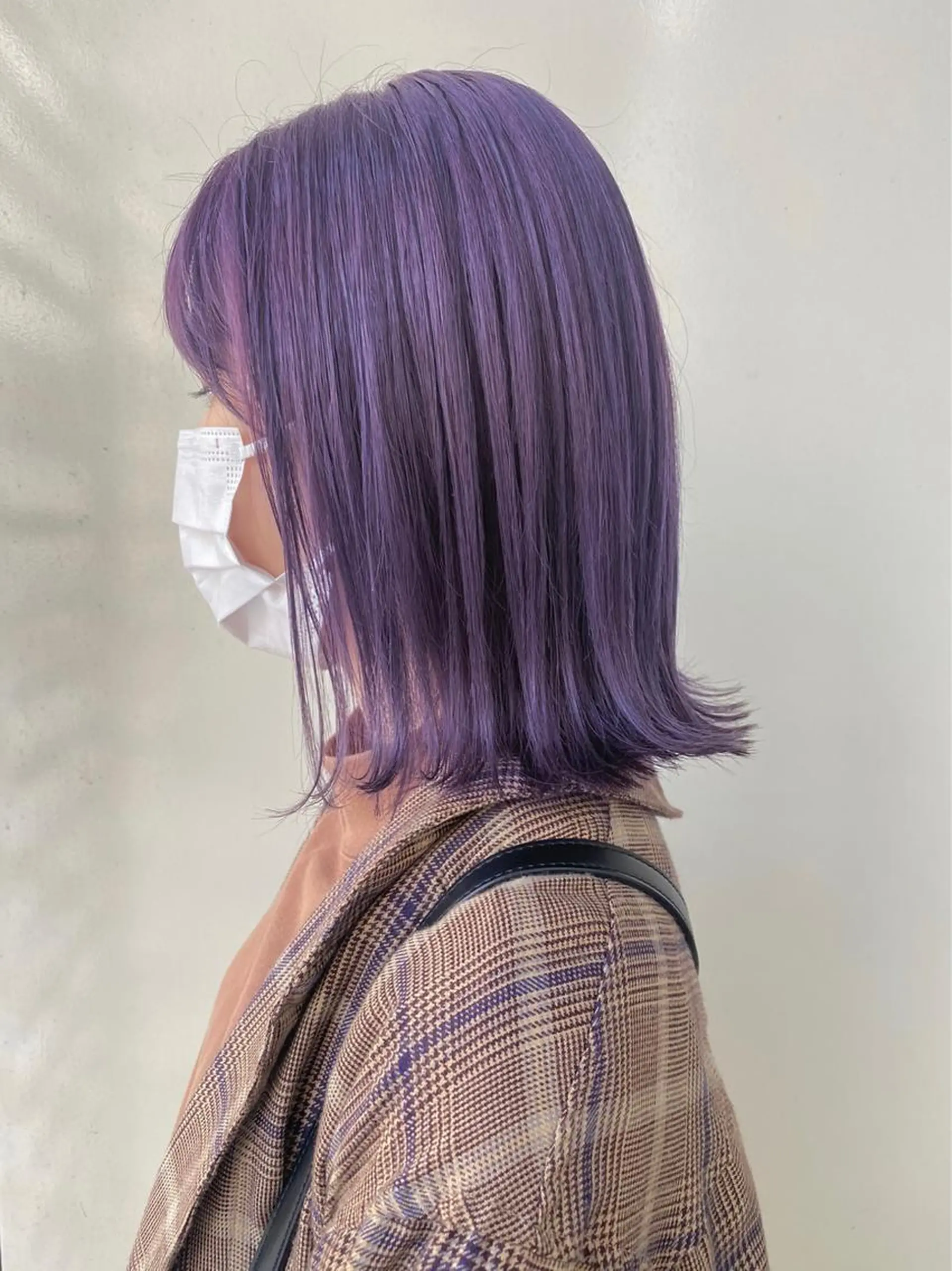 ミディアム カラー ANNA /艶髪/ハイトーンのヘアスタイル