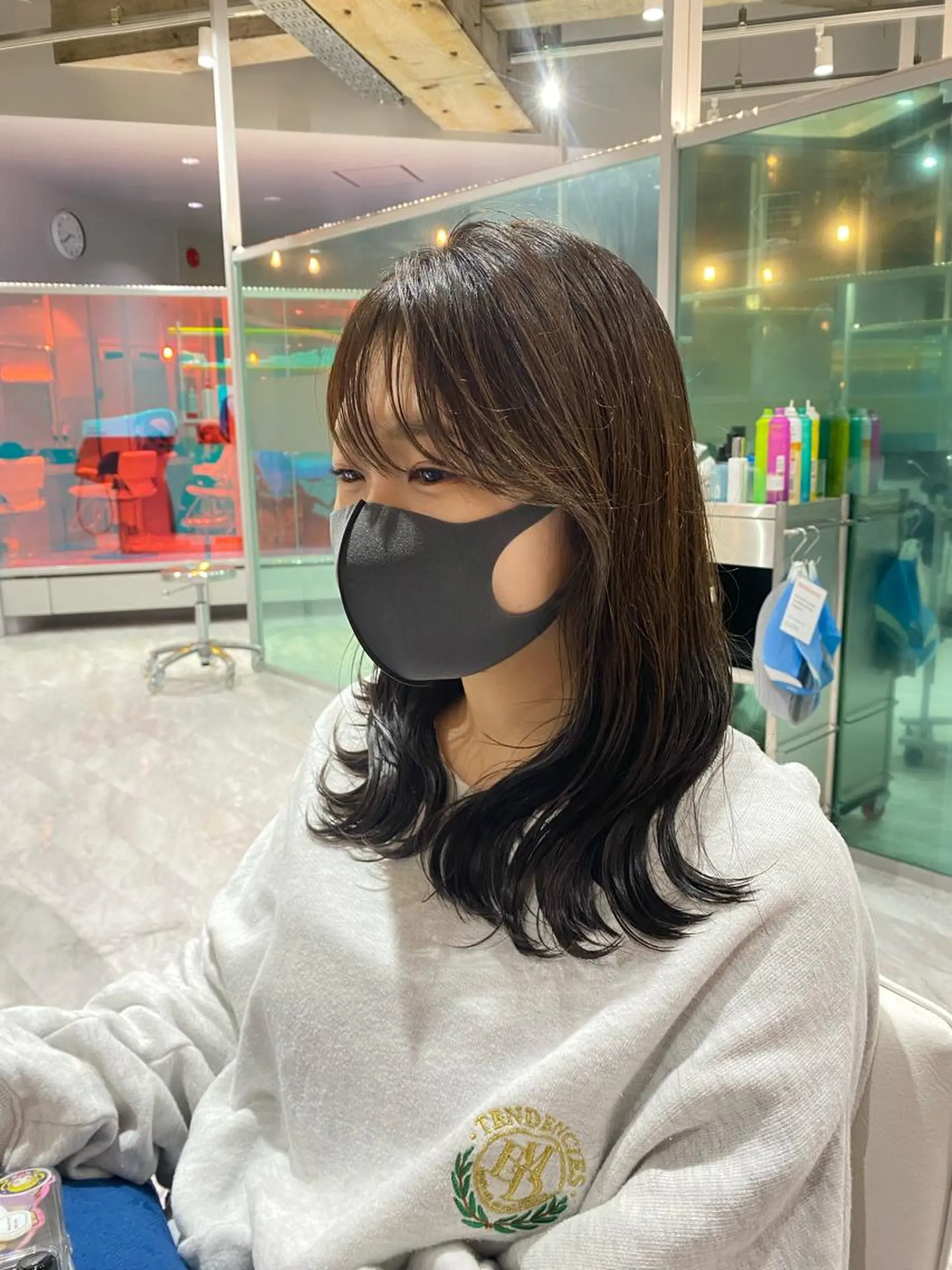 セミロング 韓国風ヘア Riganuts池袋 Hayato✂︎のヘアスタイル