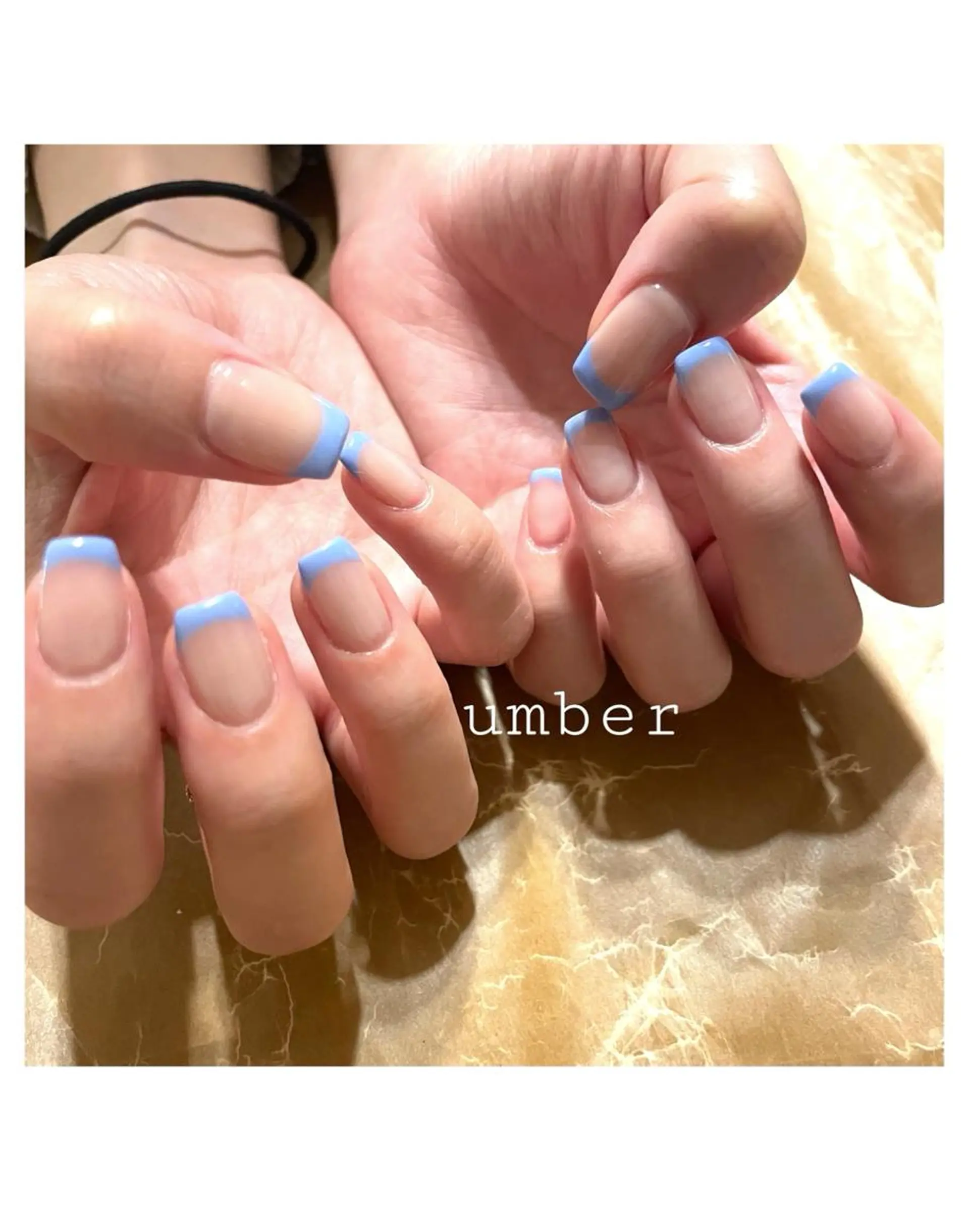 ネイル クリアネイル フラッシュネイル フットネイル フレンチネイル マグネットネイル ハンドネイル umber 三茶1分のネイルデザイン
