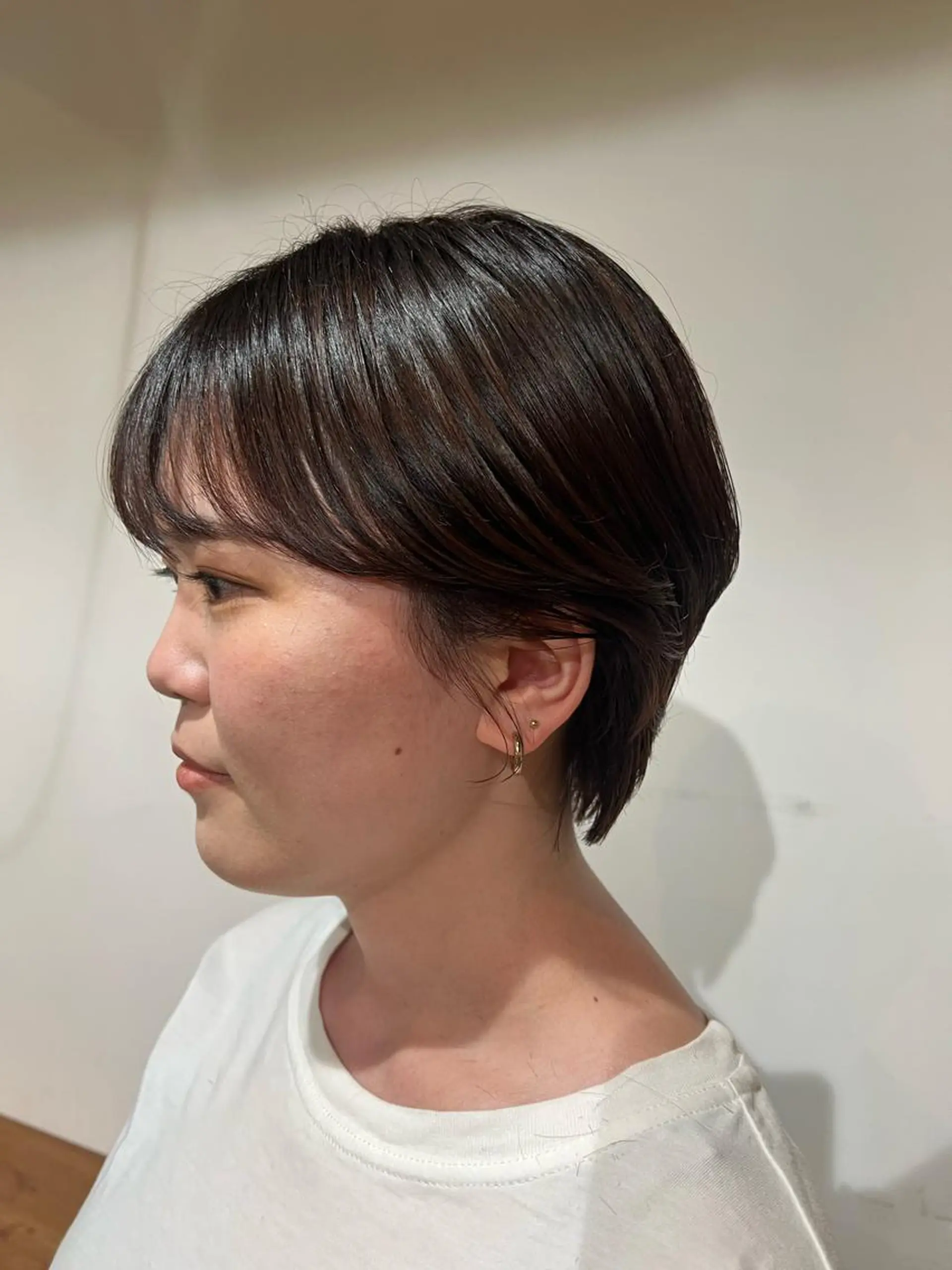 ショート ショートヘア カット トリートメント 長田 唯のヘアスタイル