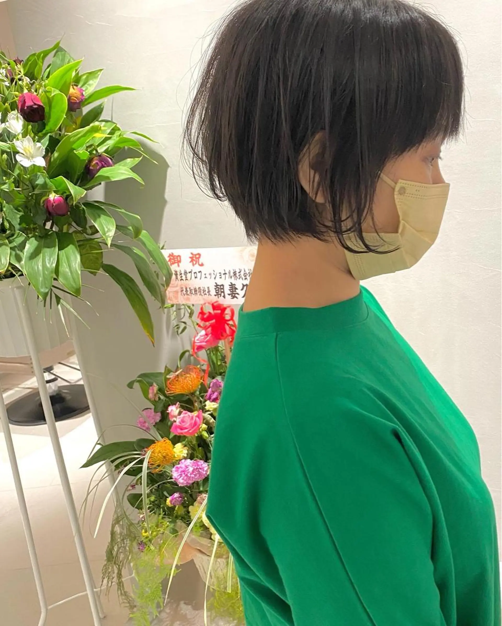 ショート カラー ショートヘア カット ヘアカラー トリートメント 谷合 貴志のヘアスタイル