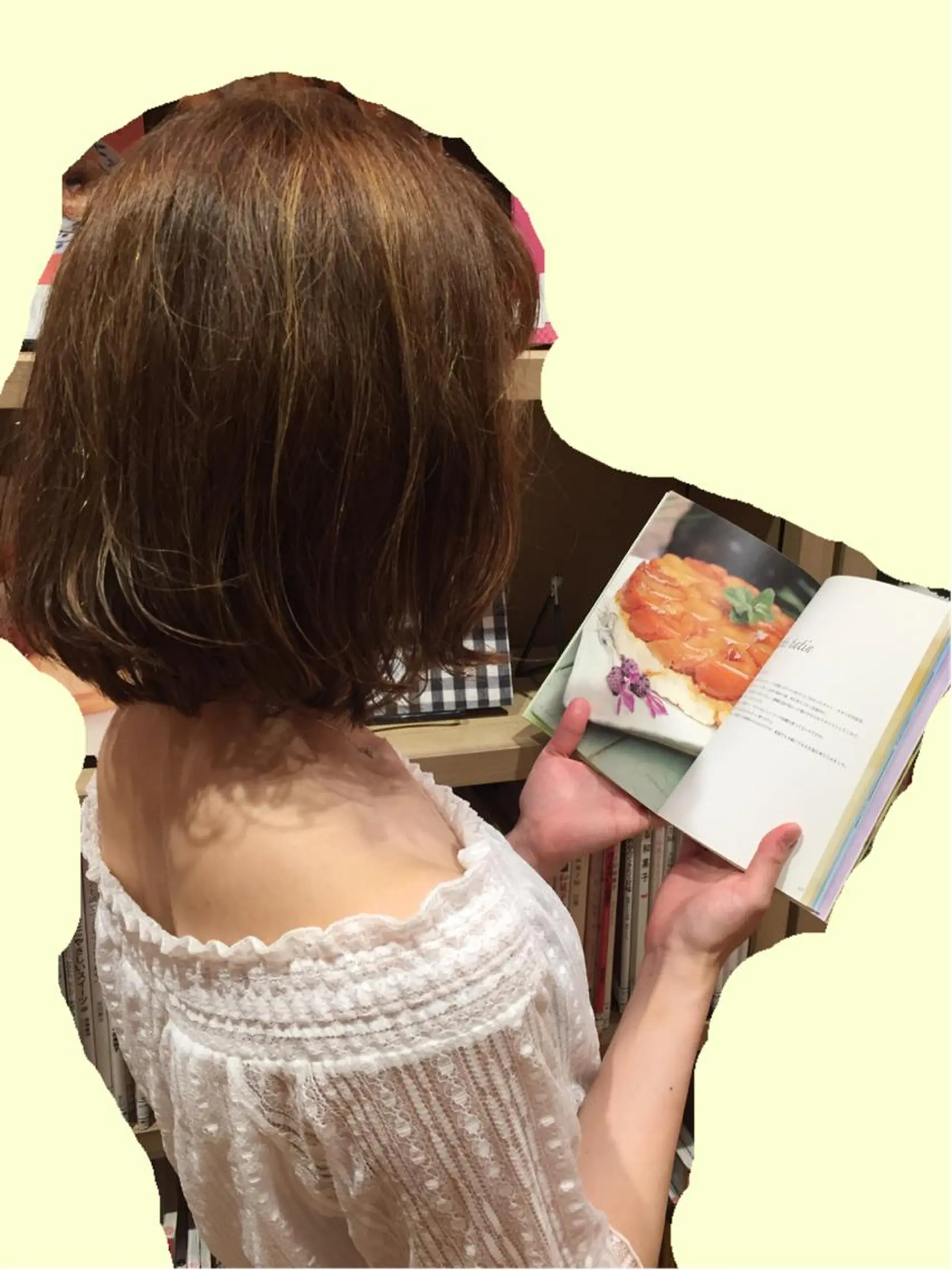 ミディアム 田畑 福恵のヘアスタイル