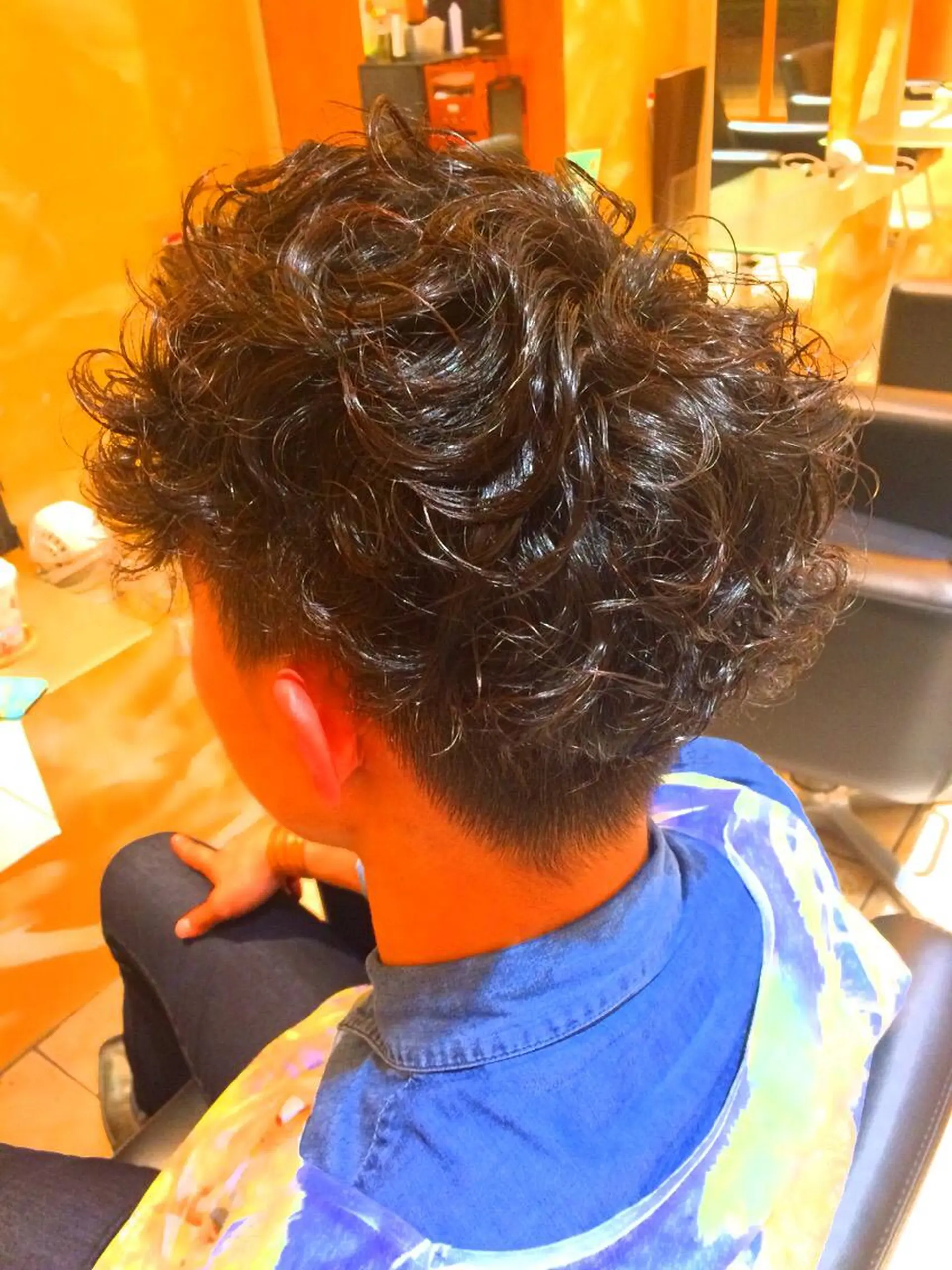 メンズ メンズパーマ 藤井 菜緒のヘアスタイル