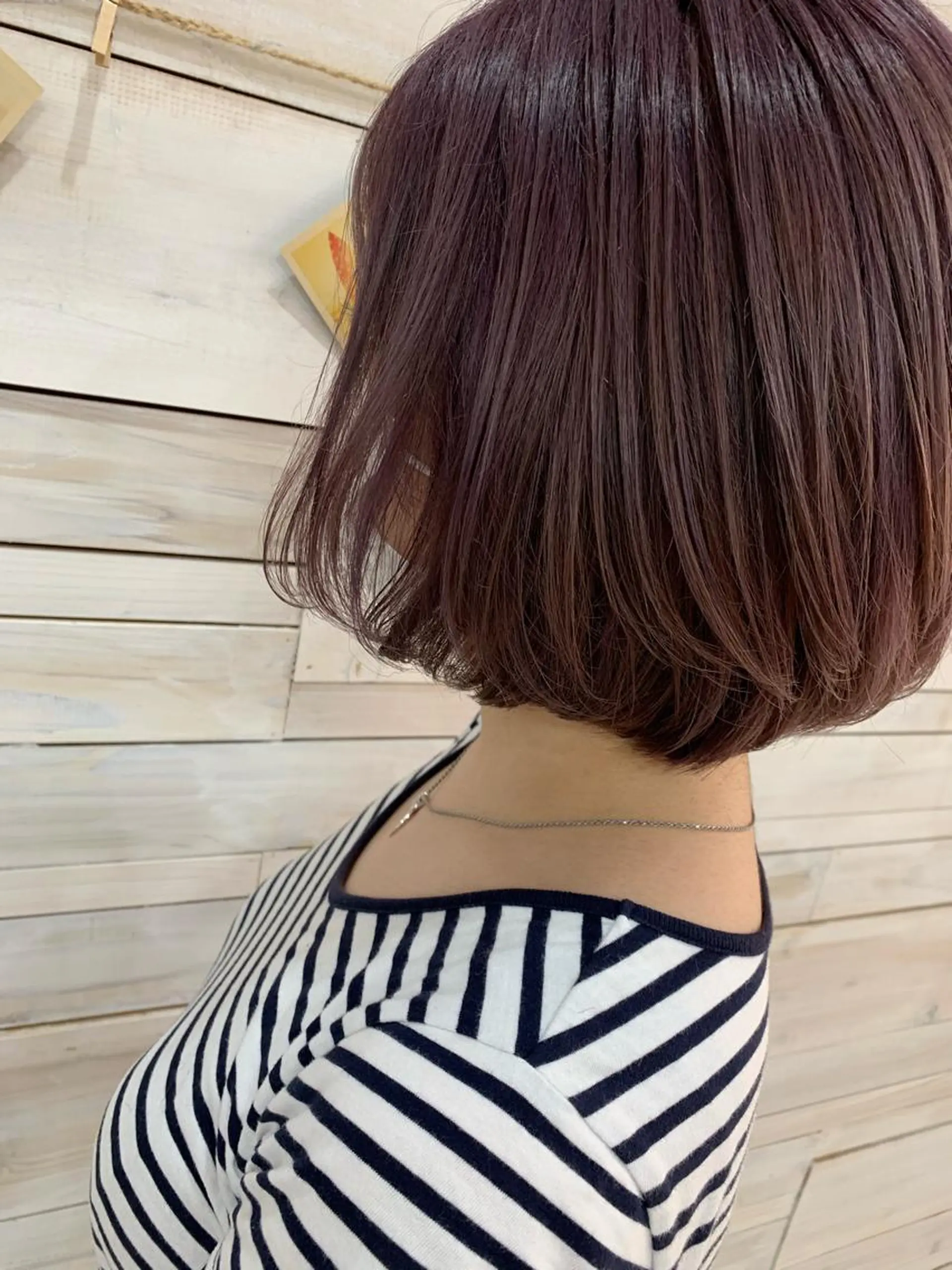 ショート カラー ハッシュカット/ボブ /レイヤー/彩奈のヘアスタイル