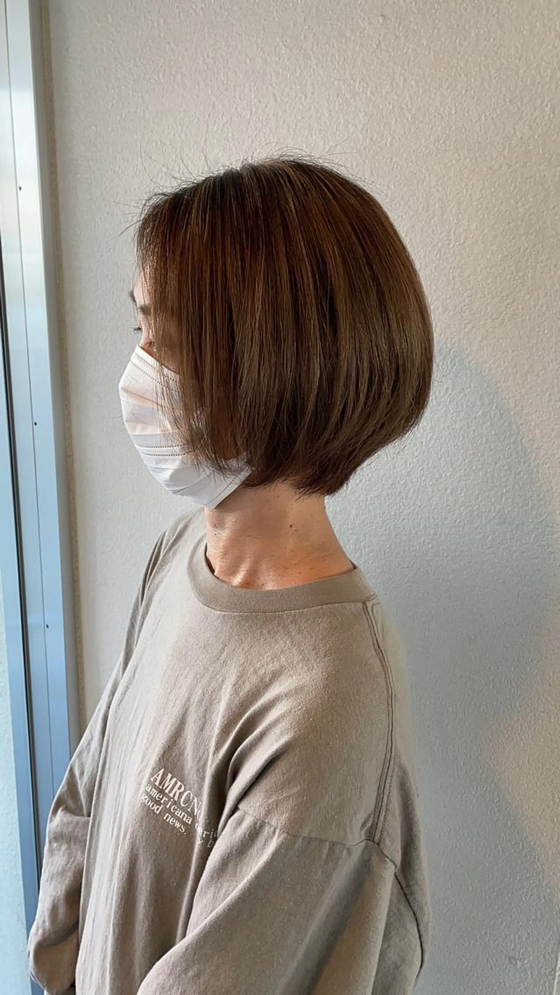 ミディアム 坂尻 嘉珠也のヘアスタイル
