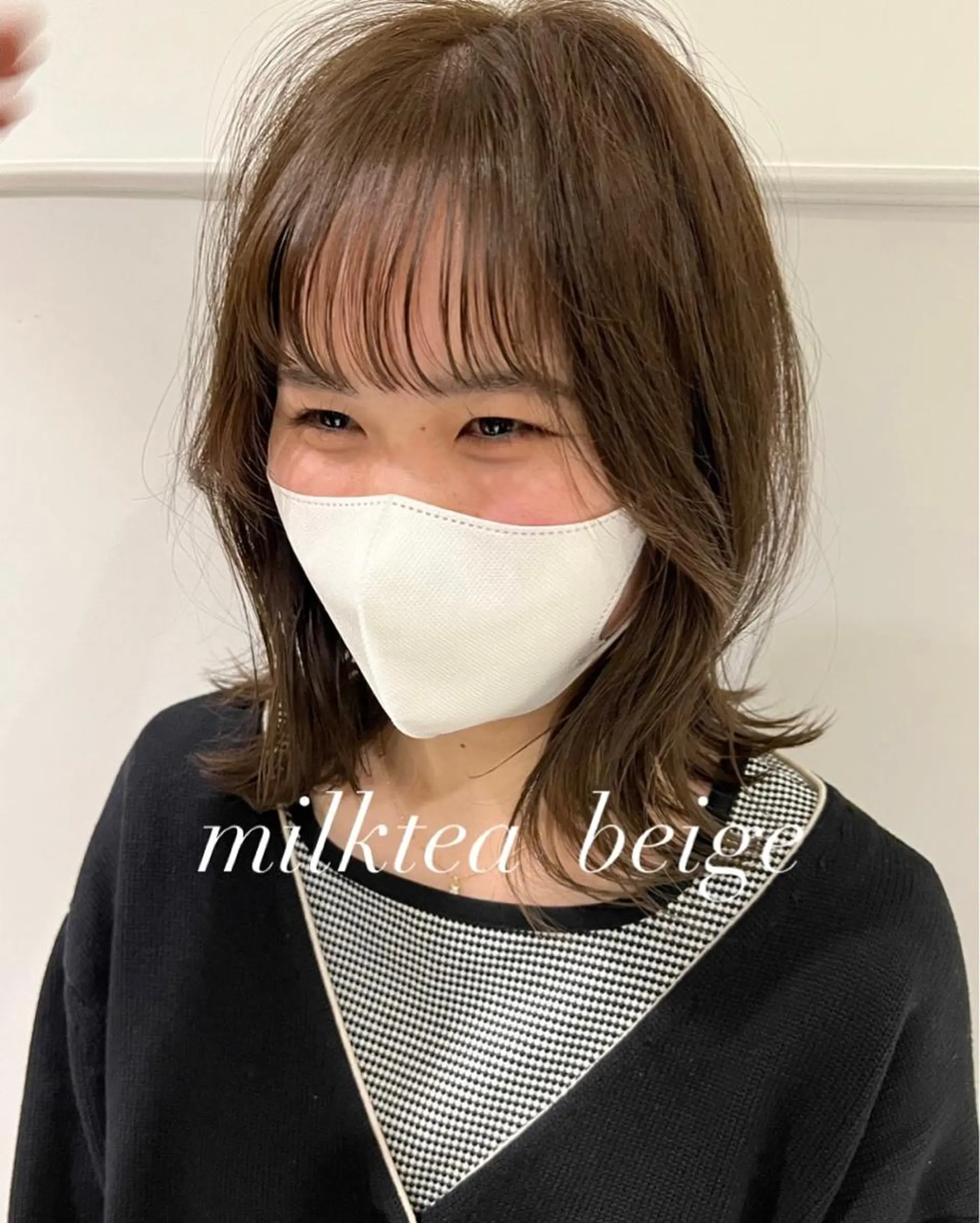 カラー ブリーチ ブリーチなしカラー Earth中野山後藤 陸沙のヘアスタイル