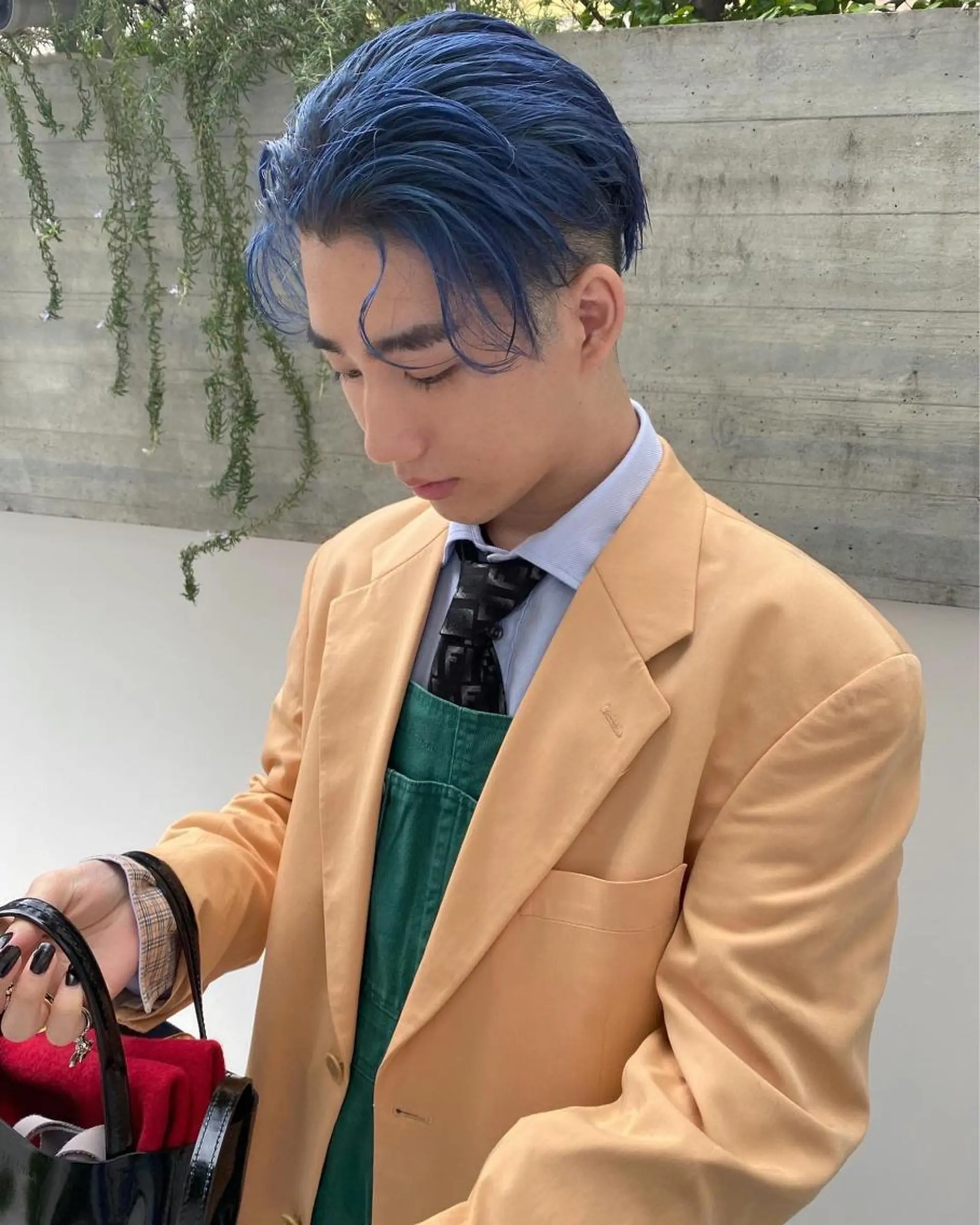 カラー メンズ ヘアカラー トリートメント パーマ、髪質改善 カズマのヘアスタイル