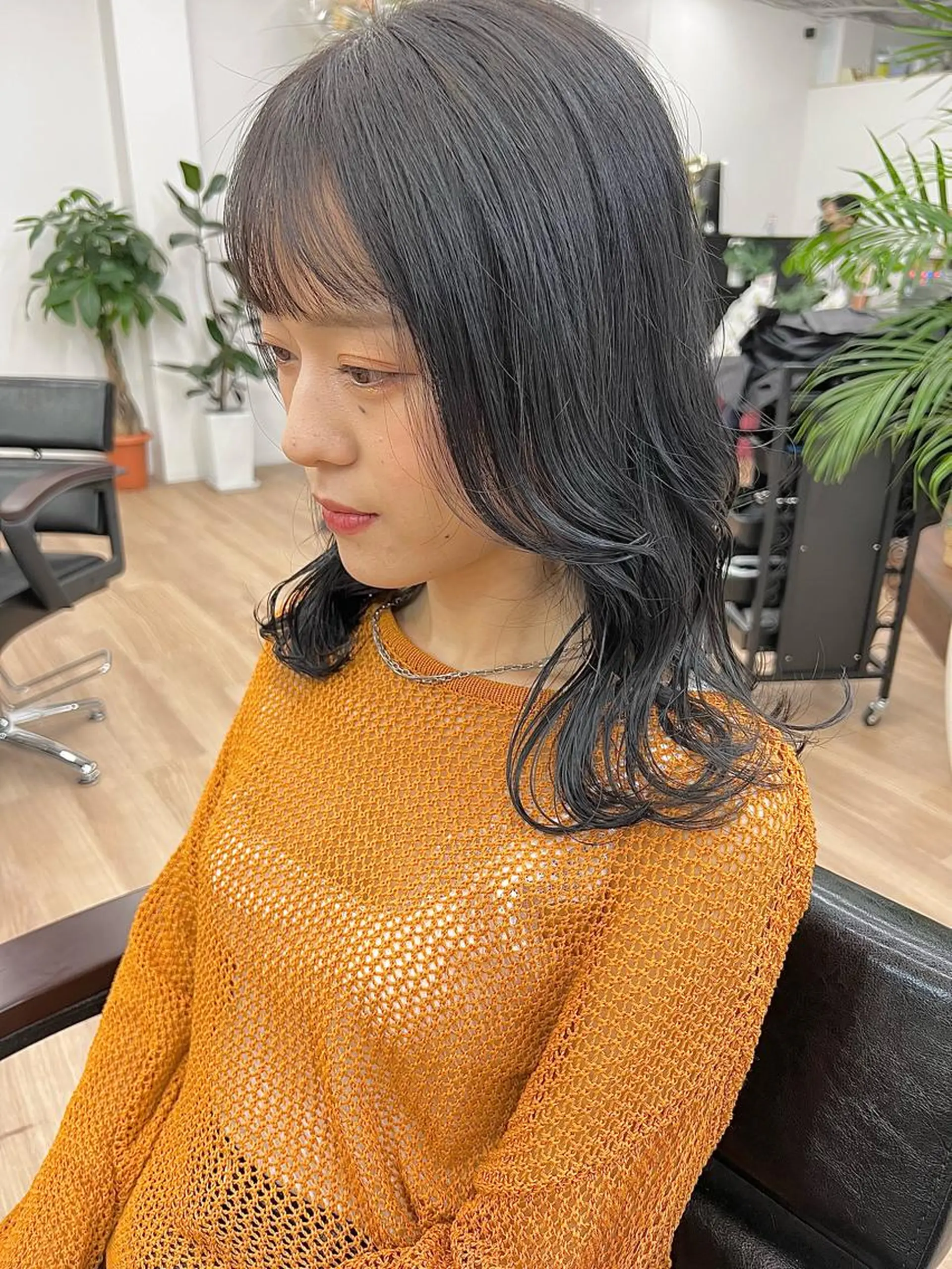 カラー アッシュ ベージュカラー 黒髪 ブリーチ ブロンド ユウハウス BIJOU所属・ユウハウス/ ryousukeのヘアスタイル