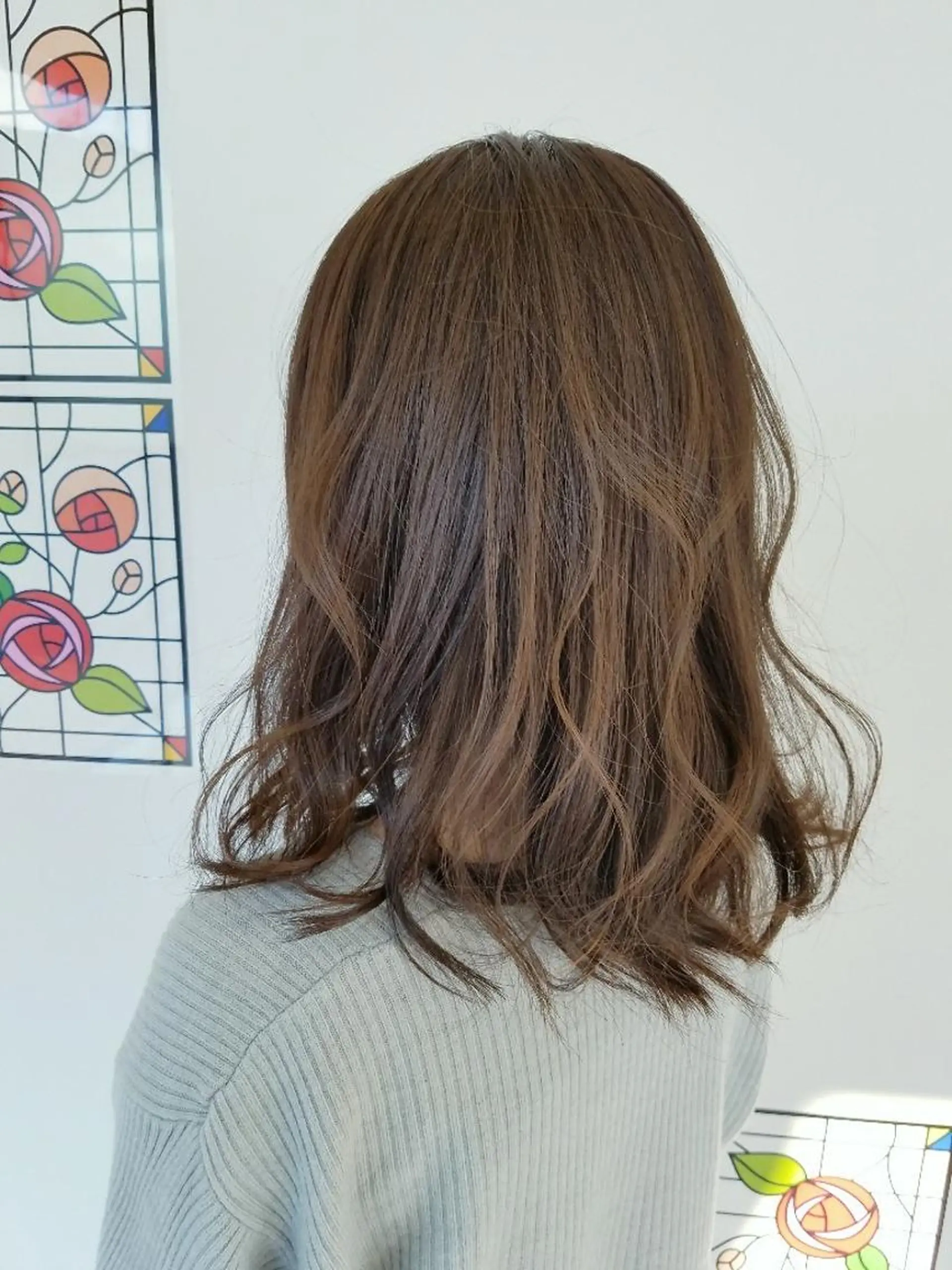 ミディアム 髪質改善/ハイライト 小林秀樹のヘアスタイル