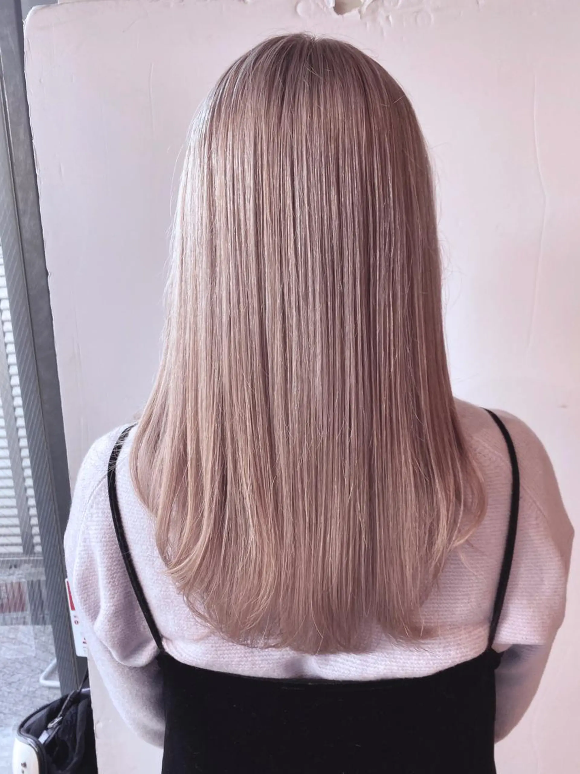 ミディアム カラー ブロンド 海外ヘア 長谷川裕起のヘアスタイル