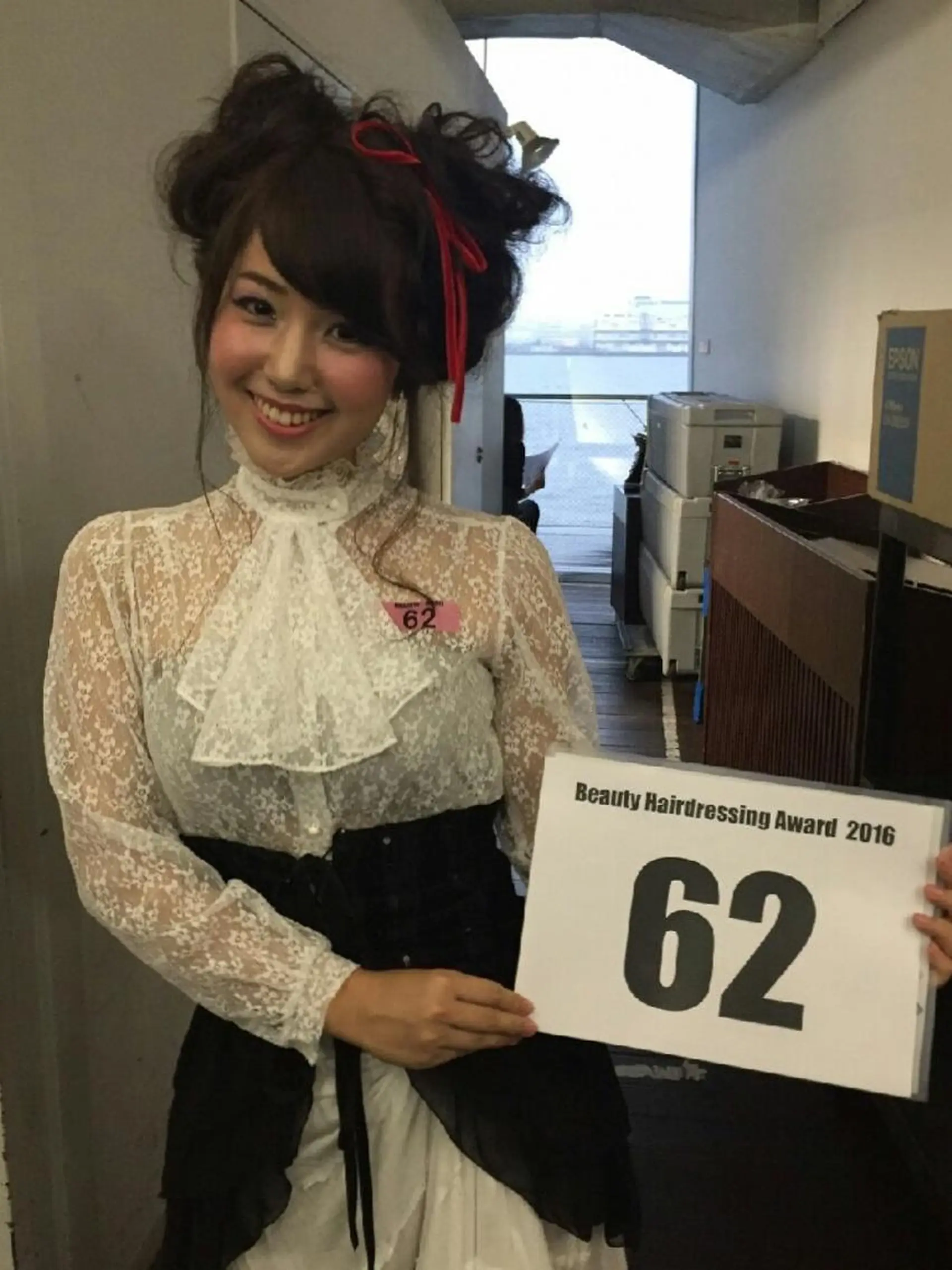 ヘアアレンジ ロング キノシタ ナオユキのヘアスタイル